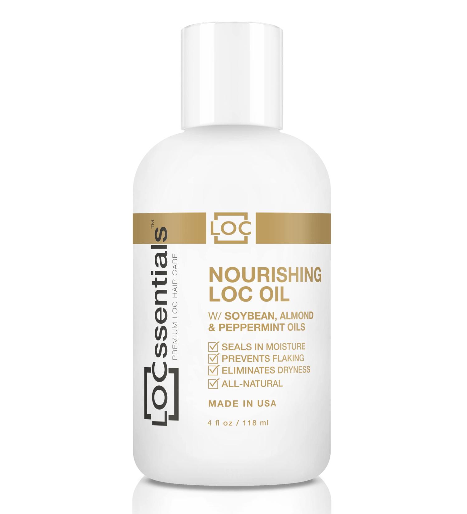 LOCssentials Nourishing Loc Oil for Hair Growth, Strength, and Moisture Retention | 4oz - Buy Online on GoSupps.com
