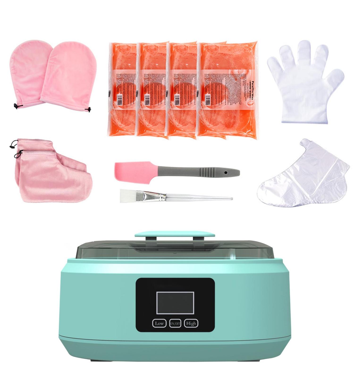 Machine cire de paraffine avec contr le de pr cision de la temp rature pour la th rapie des mains et des pieds Bleu Sarcelle - Buy Online on GoSupps.com