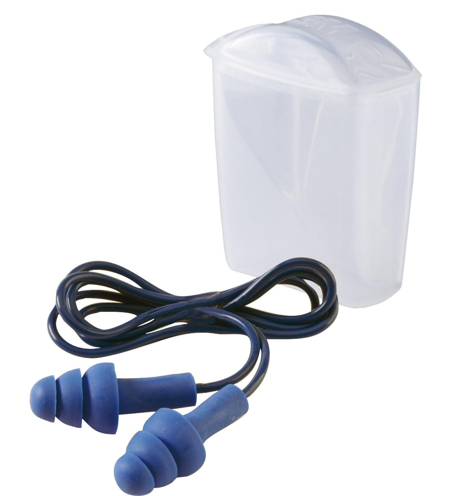 3M EAR Tracers earplugs TR01020 metal detectable including storage box