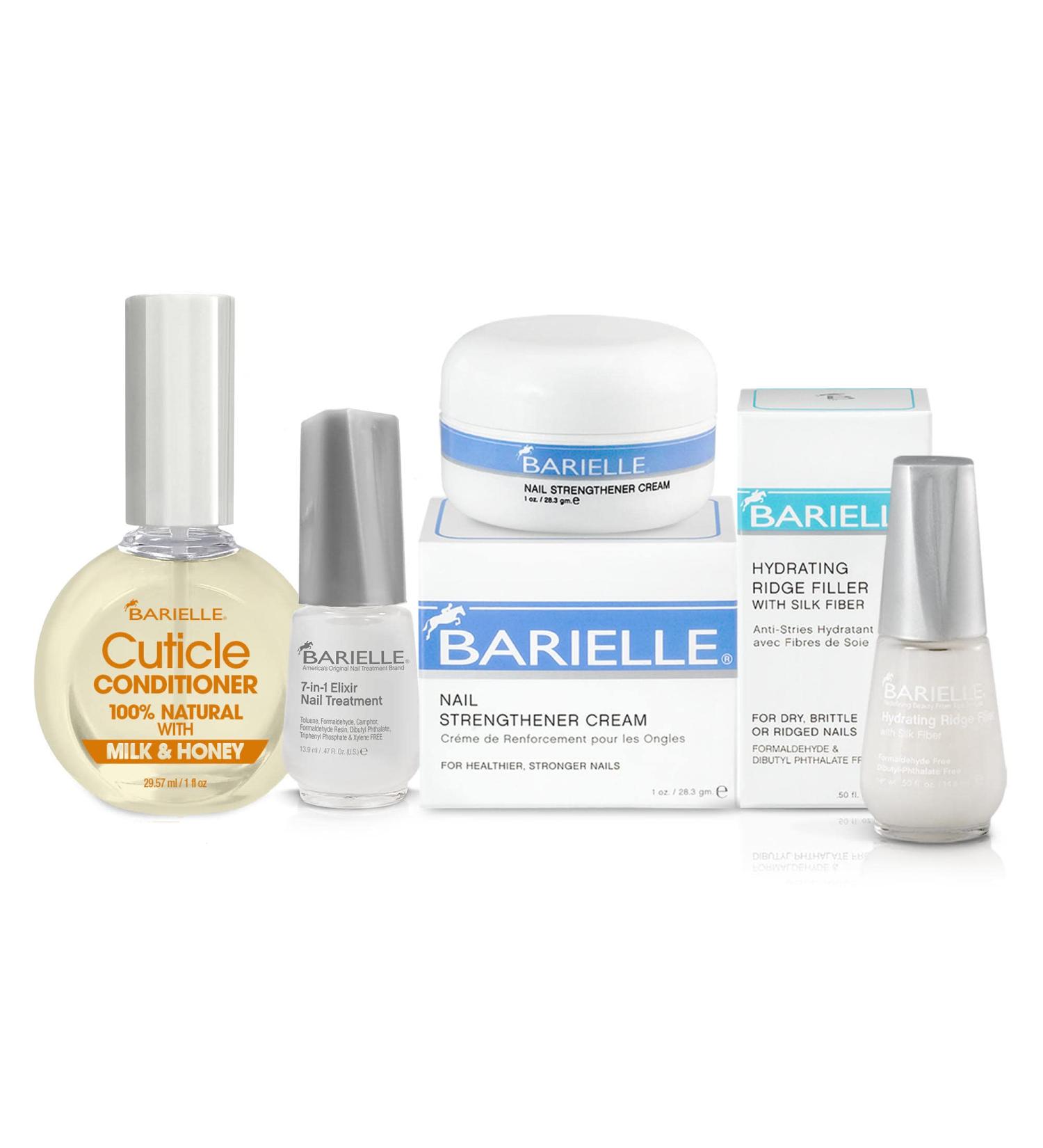 Barielle Miracle Nail Fixers Collection: 4-Piece Nail Strengthening & Cuticle Care Set - Buy Online on GoSupps.com