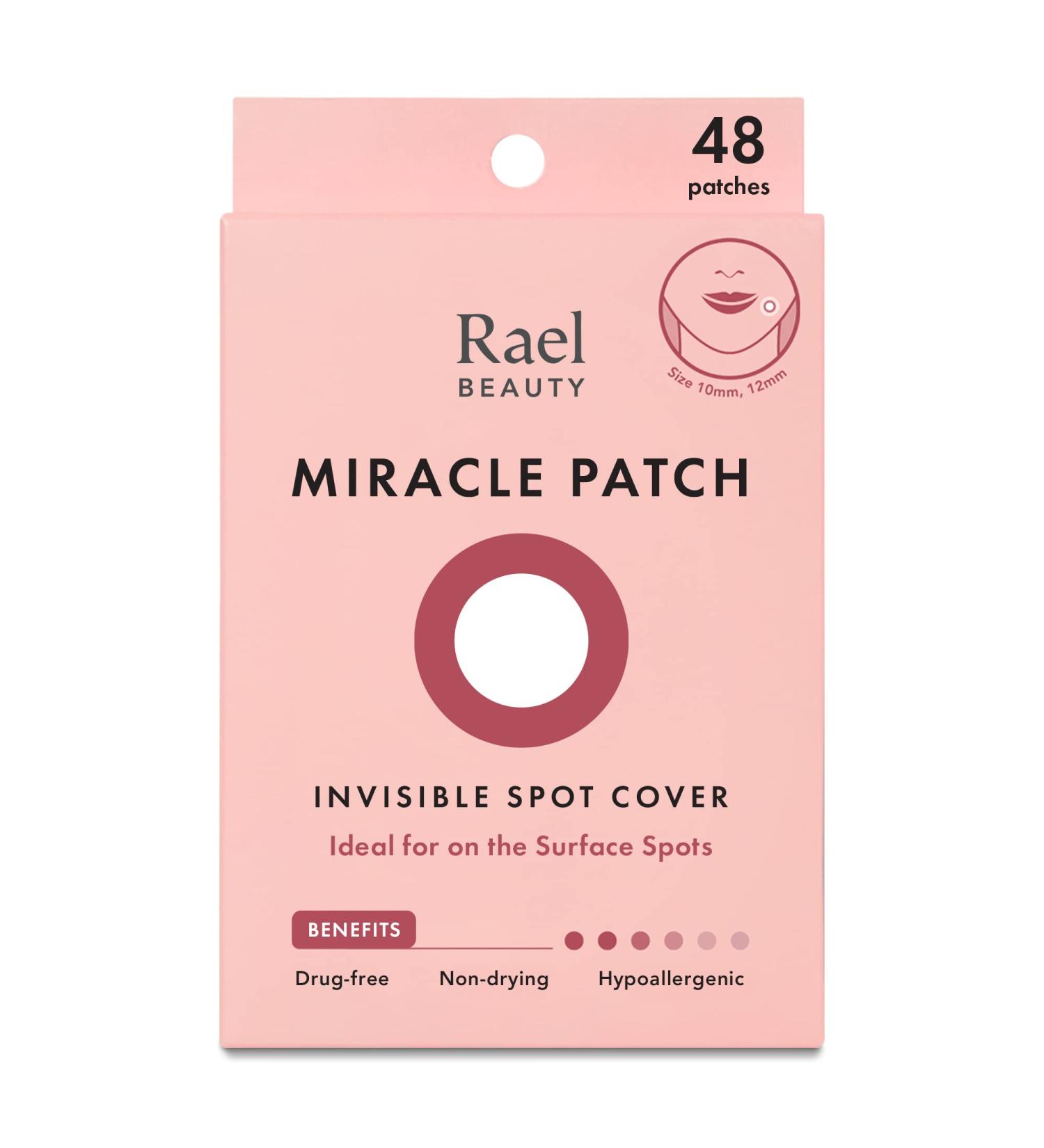 Rael Miracle Invisible Spot Cover - Hydrocolloid Acne Pimple Absorbing Stickers (48 Count) - Buy Online on GoSupps.com