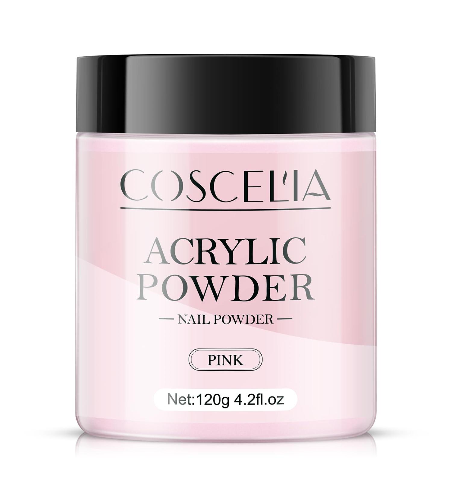 COSCELIA Nail Set Powder Pink 120g - No Lamp Required for 3D Nail Extensions | Best eCommerce Products Online - Buy Online on GoSupps.com