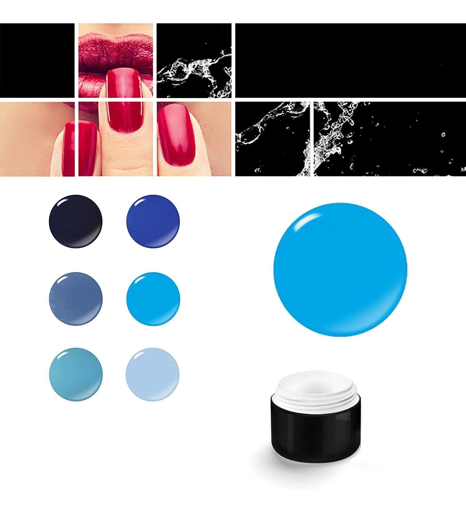 EuBeCos EuBeCos WL57 Caribbean Sea Gel de couleur UV et LED 5 ml