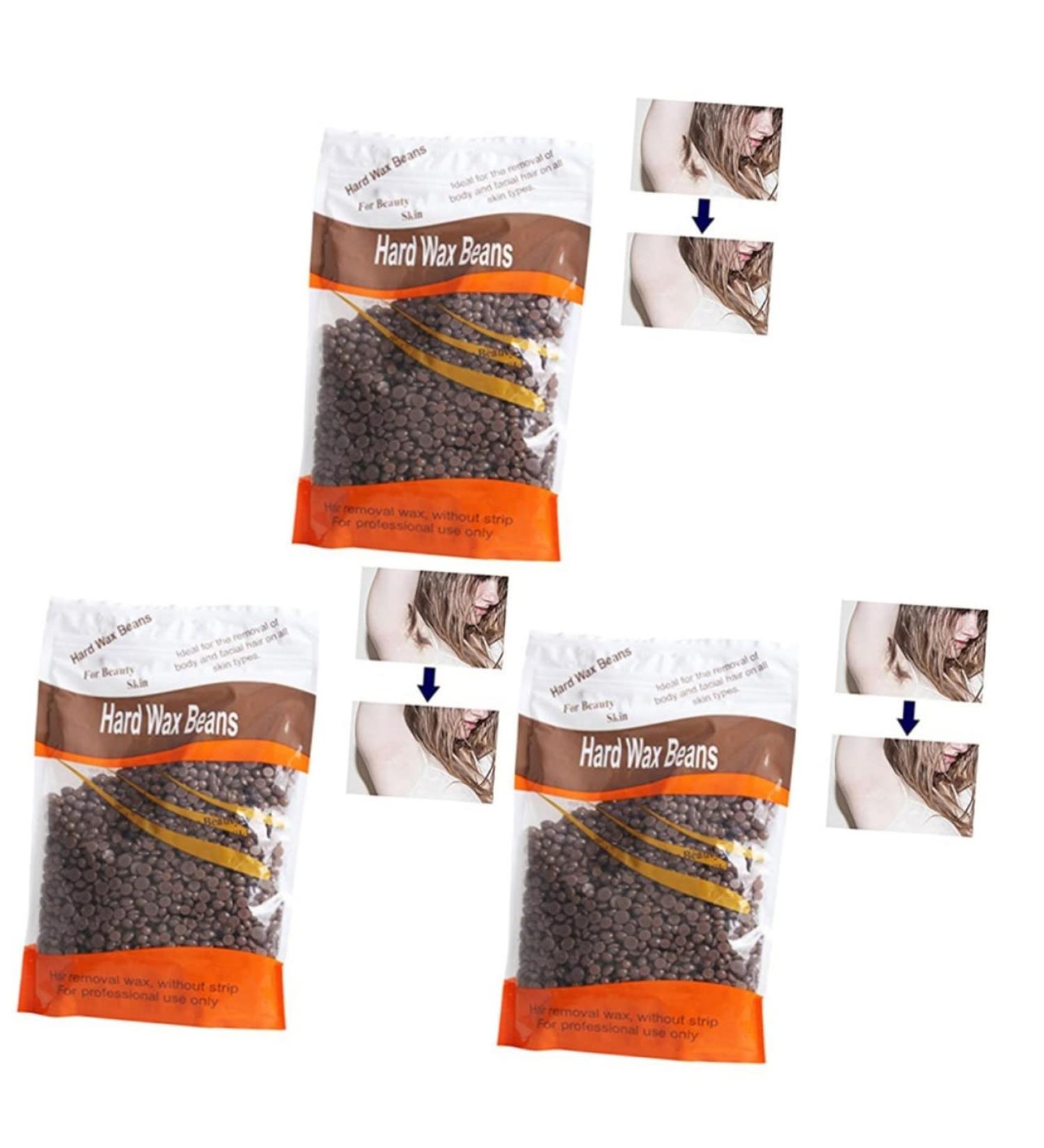 Frcolor 3pcs Hair Removal Pearls - Painless Eyebrow Wax for Sensitive Skin | Hard Film Wax for Men & Bikini Area - Shop Now! - Buy Online on GoSupps.com