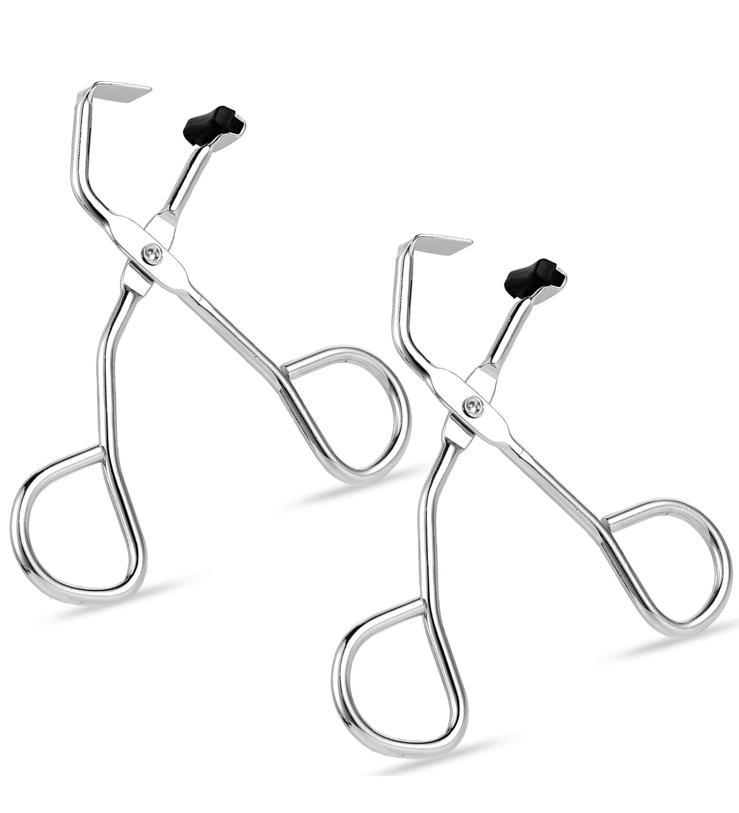Refill Pad Eyelash Curler Makeup Tool Eyelash Curler No Pinching Mini Eyelash Curler for All Eye Shapes Women Girls Silver - Buy Online on GoSupps.com