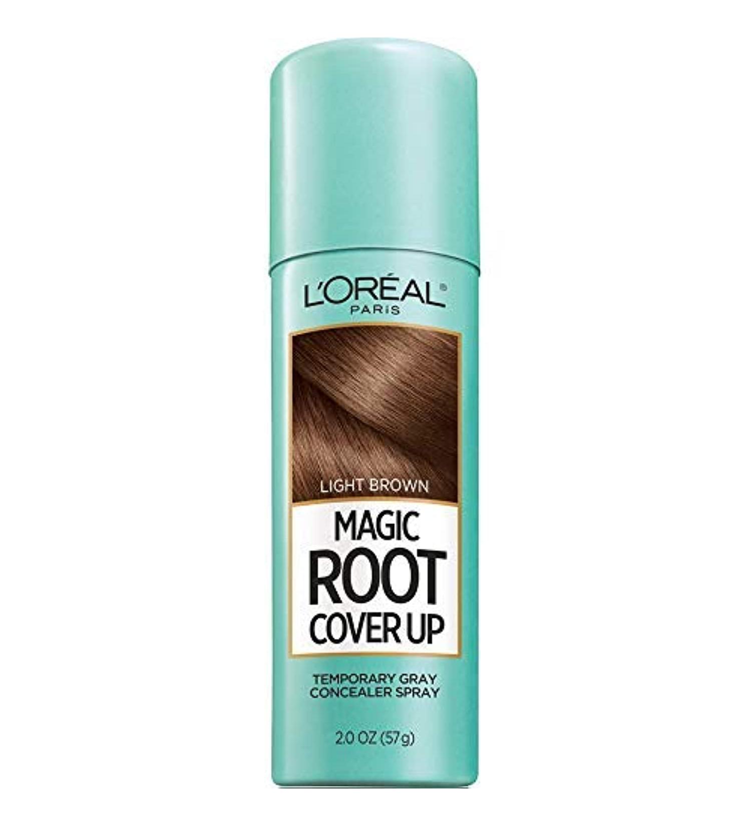 L'Oreal Paris Magic Root Cover Up Gray Concealer Spray - Light Brown 2 oz - Buy Online on GoSupps.com