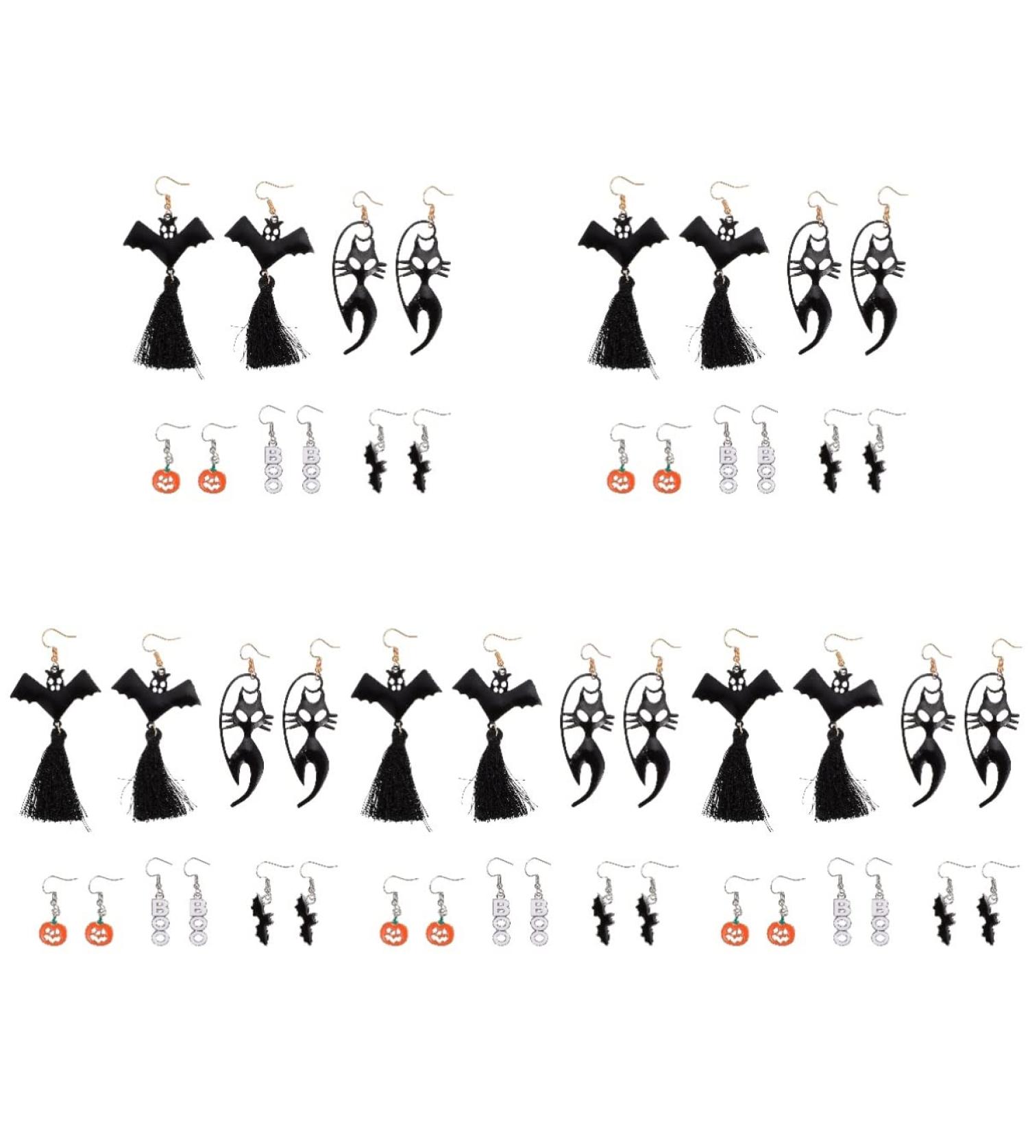 50 Pcs Halloween Earrings Festival Earrings Party Women (Assorted Color) - Buy Online on GoSupps.com