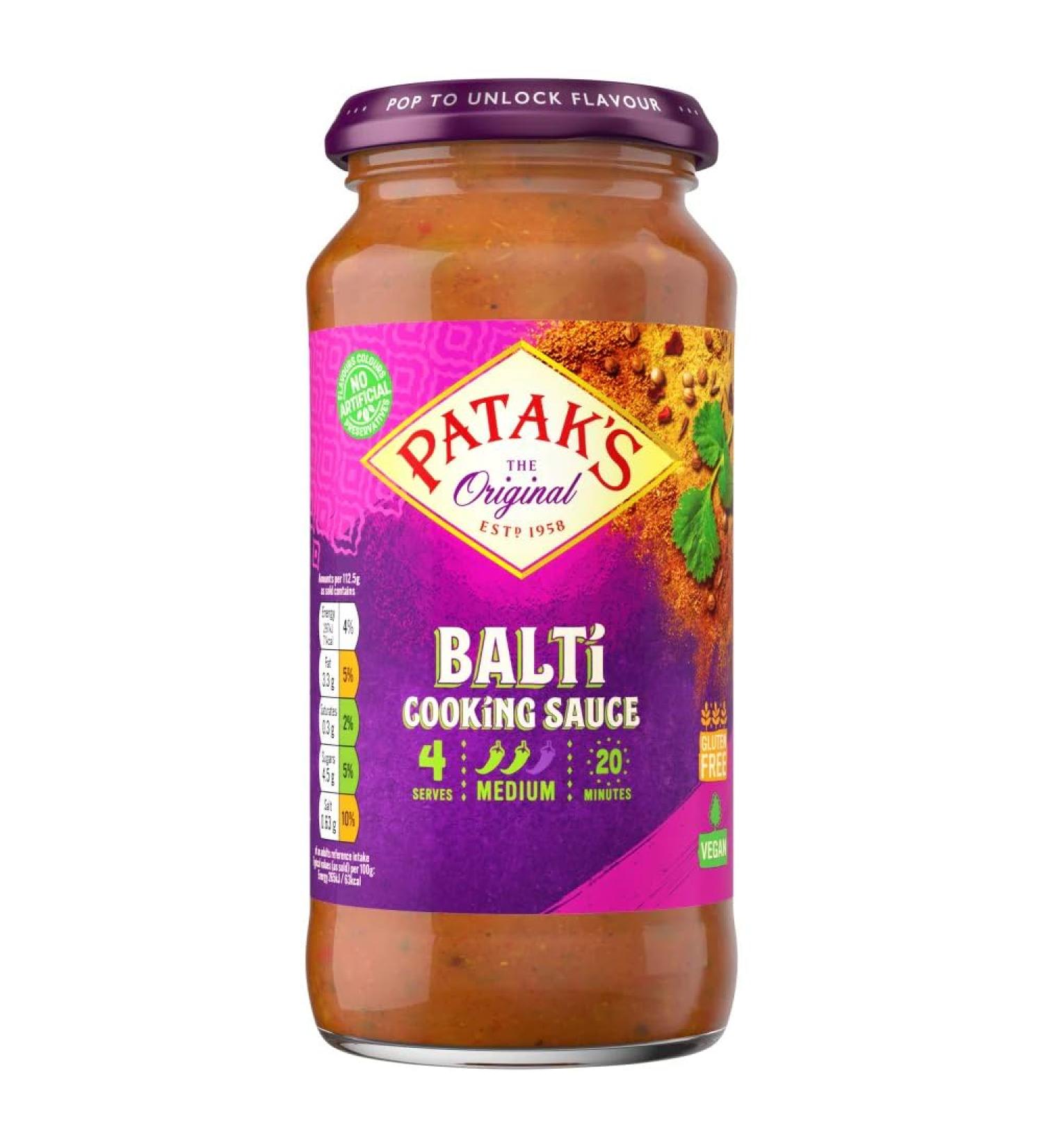 MASPatak's Balti Cooking Sauce 450g-Food
