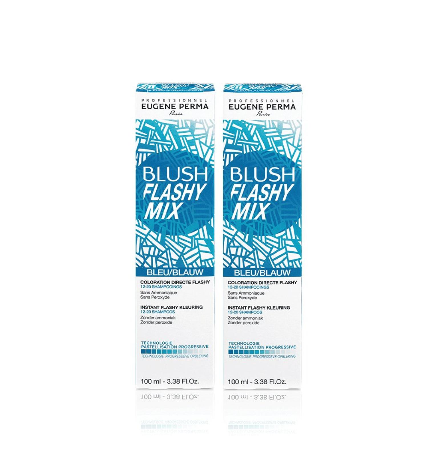 Blush Flashy Mix Direct Coloring Flashy/Pastel Blue - Pack of 2 - Buy Online on GoSupps.com