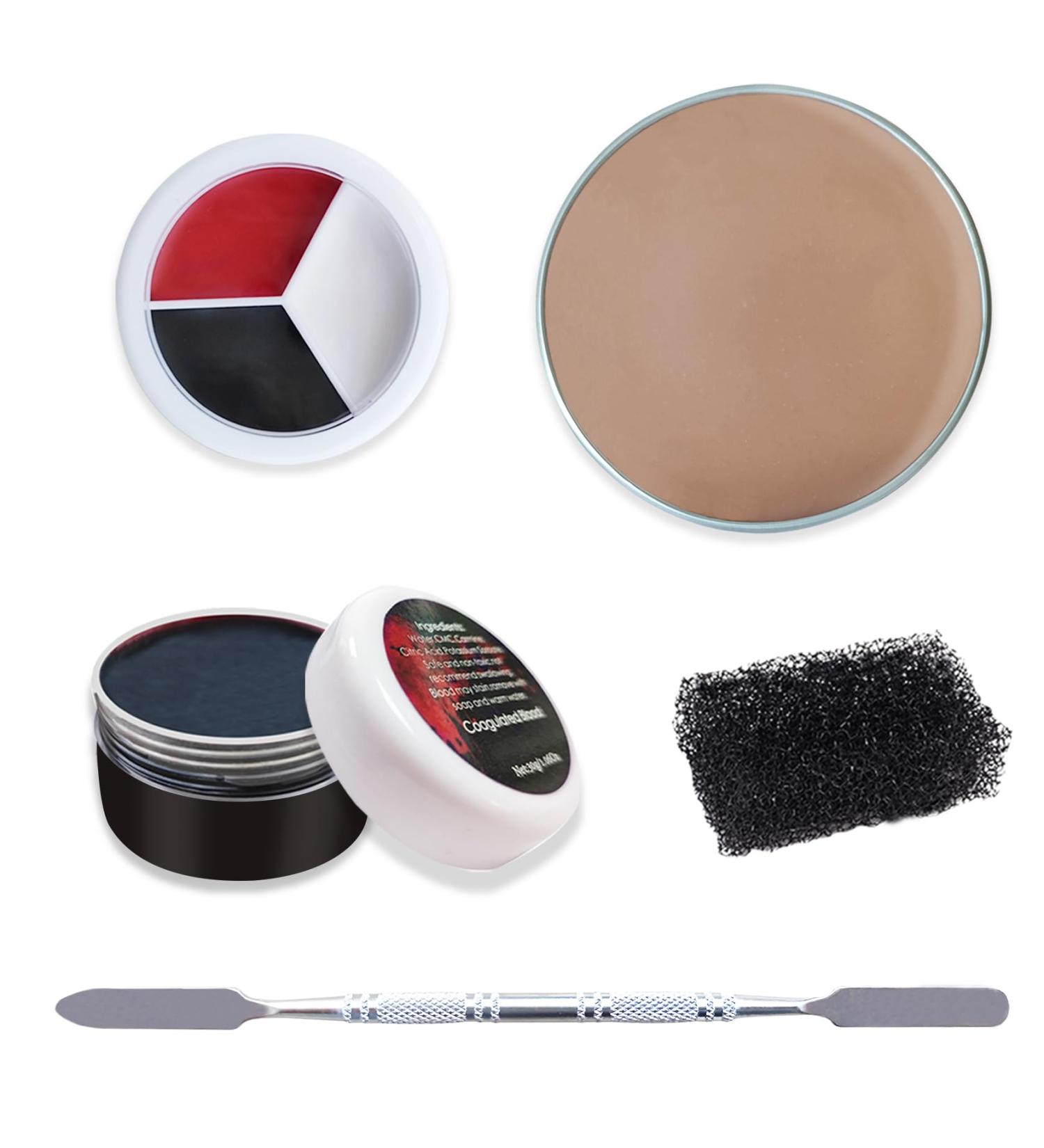 Halloween Makeup Kit | Fake Blood Gel Scar Wax Face & Body Paint | Special Effects Clown Zombie Vampire Makeup International Shipping Available - Buy Online on GoSupps.com