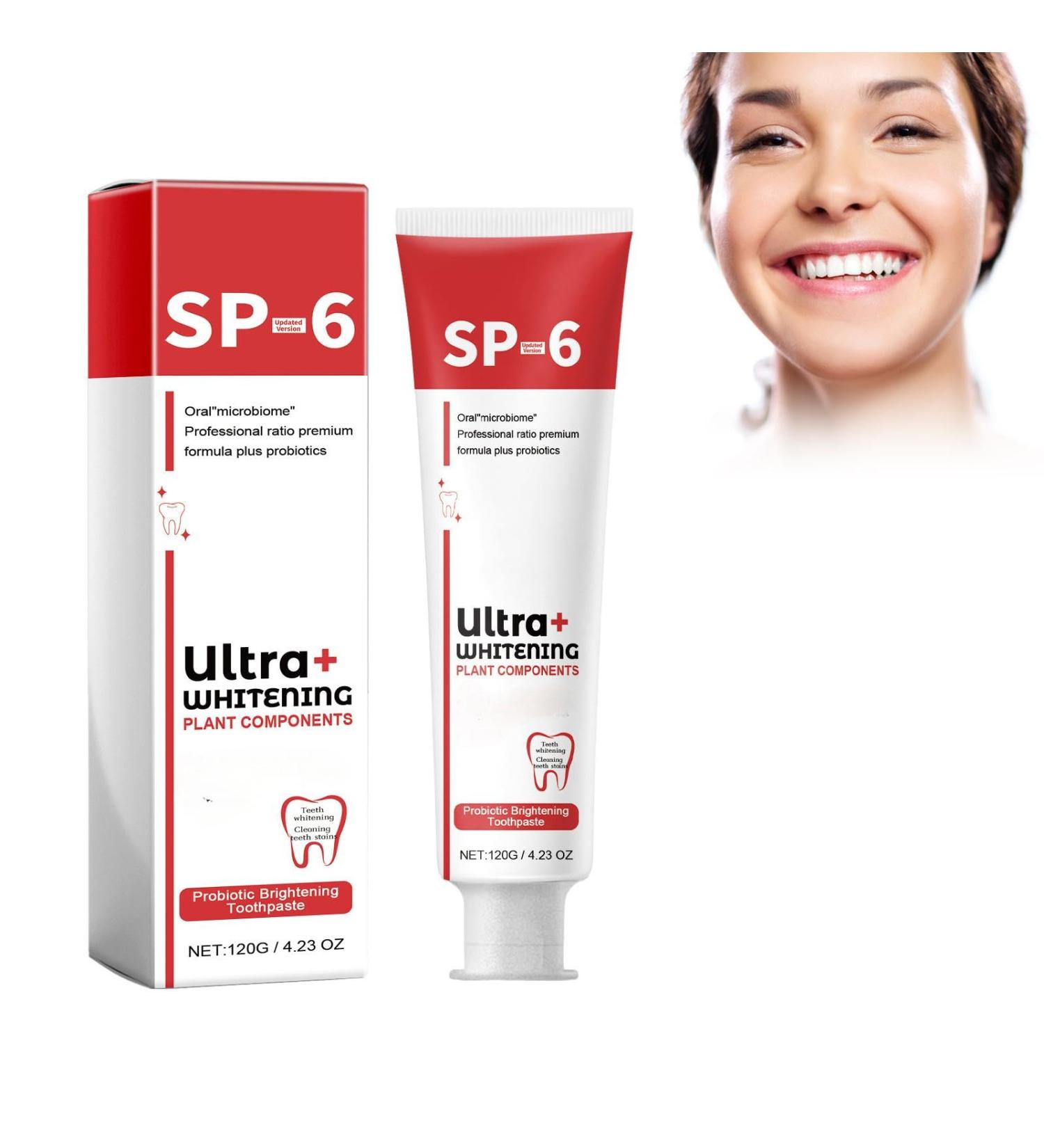  Beslibate Probiotics Bright White Toothpaste 120g Deep Cleaning Oral Hygiene Toothpaste Fresh Breath Deep Cleaning Toothpaste Eliminates Odors and Stains - Buy Online on GoSupps.com