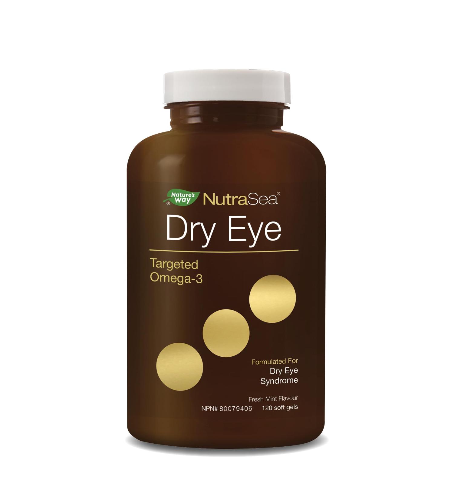 NutraSea Dry Eye Targeted Omega-3 1500 mg of EPA + DHA 150 mg of GLA 120 count soft gel - Buy Online on GoSupps.com