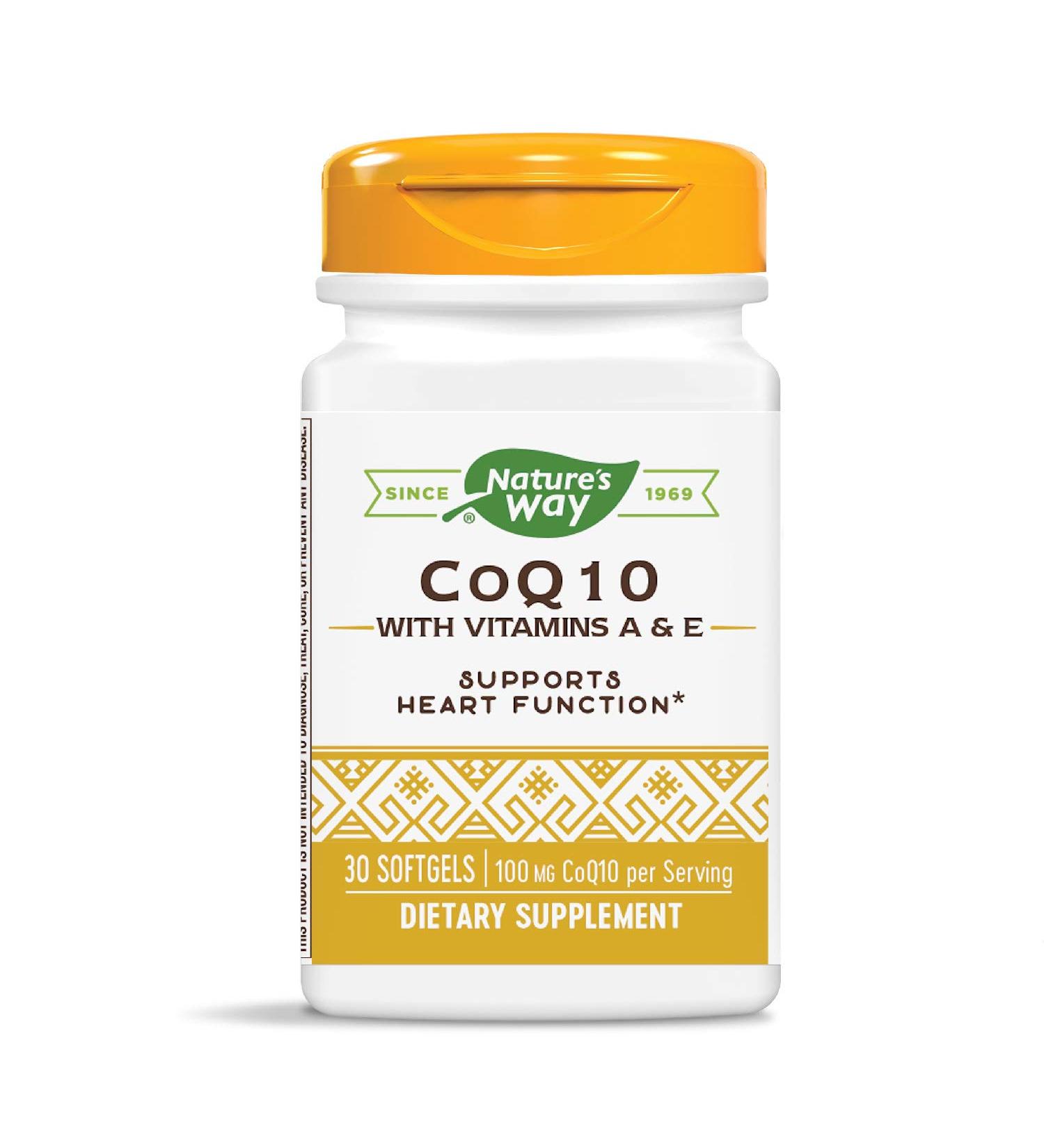 Nature's Way CoQ10 100 mg - 30 Softgels | Heart Health & Energy Support - Buy Online on GoSupps.com