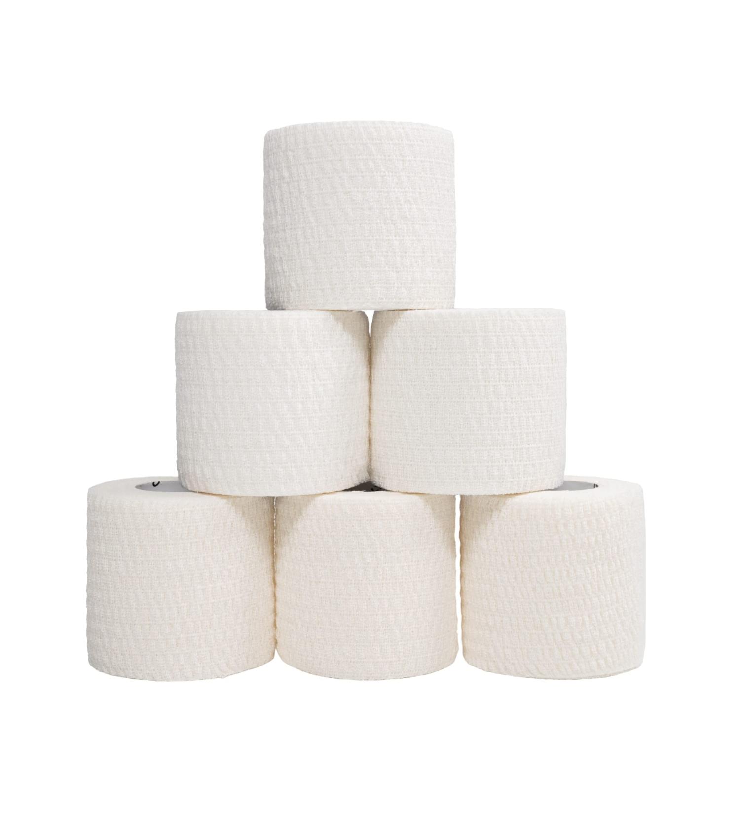 Oly Grip Weightlifting Tape  Stretch Sports Tape for Wrist and Hand Use  6 Rolls  White - Buy Online on GoSupps.com