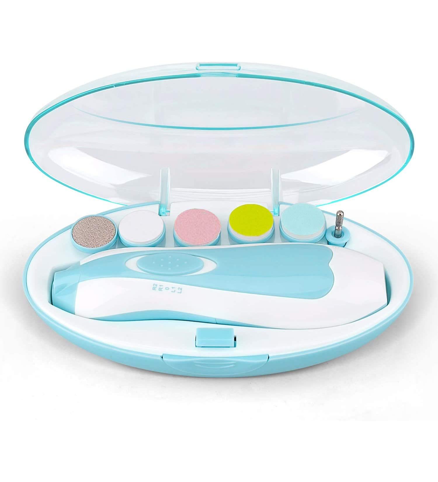 RIGHTWELL Electric Baby Nail Clipper with LED Light - Safe & Quiet Trimmer for Newborns to Kids - Buy Online on GoSupps.com