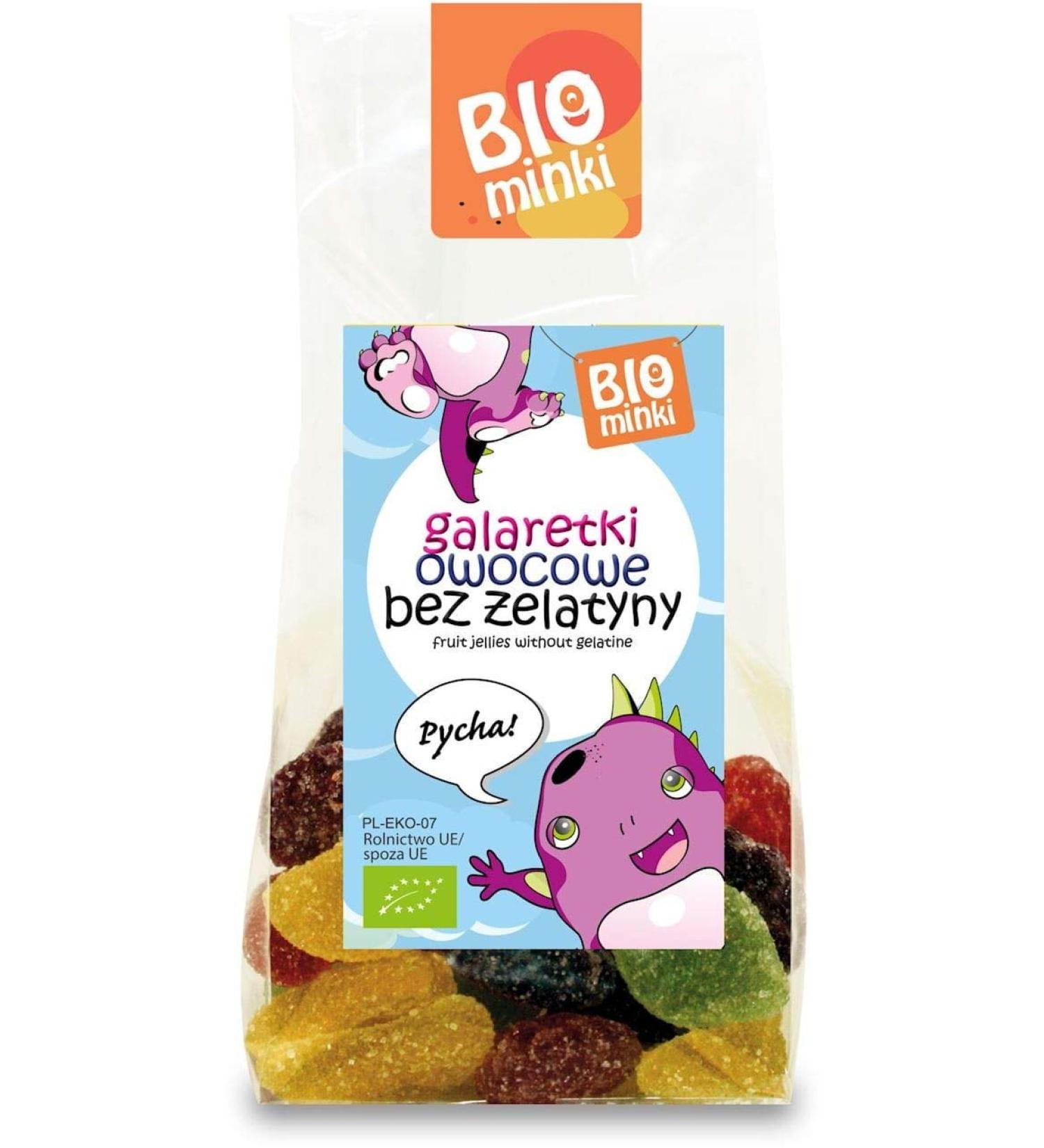 Fruit jellies without gelatin ORGANIC 100g - BIOMINKI