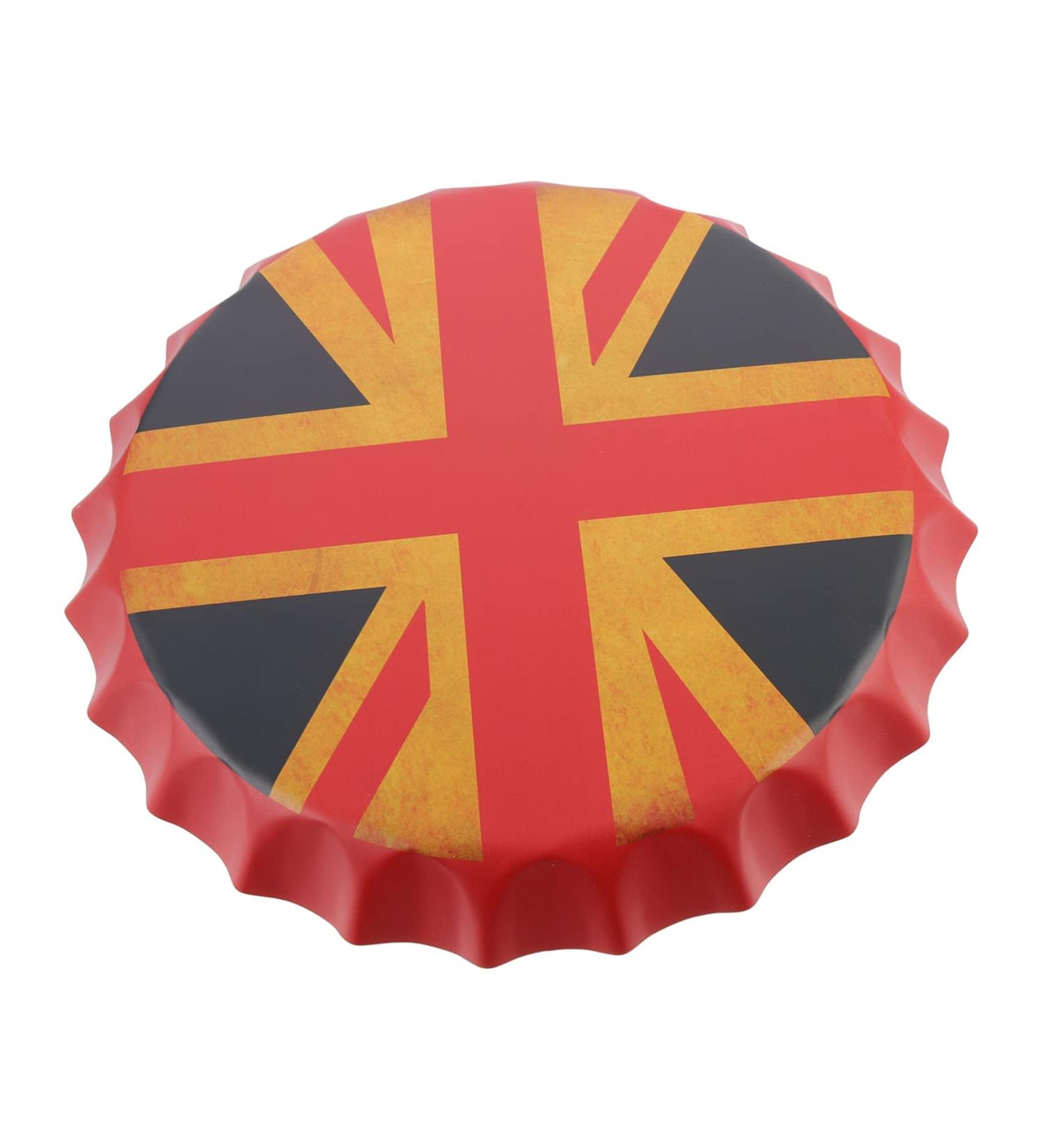 GRIRIW Decorative Bottle Caps Beer Cap Pendant British Decor Home Decor Beer Bottle Cap Sign Wall Art for Home Household Tin - Buy Online on GoSupps.com