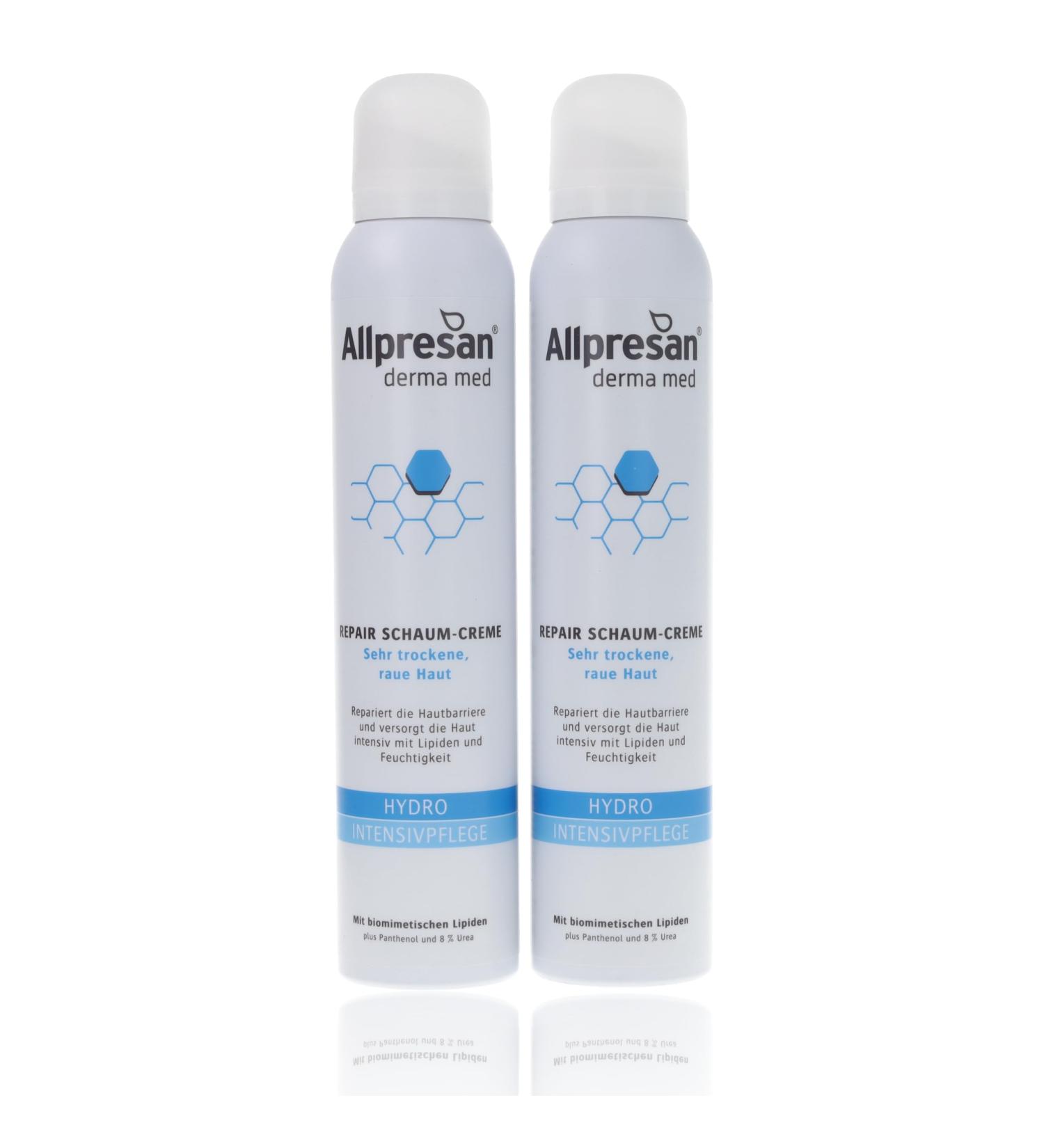 nsc pharma Co KG Allpresan Derma med Repair Foam Cream HYDRO intensive care for very dry rough skin 200 ml - Buy Online on GoSupps.com