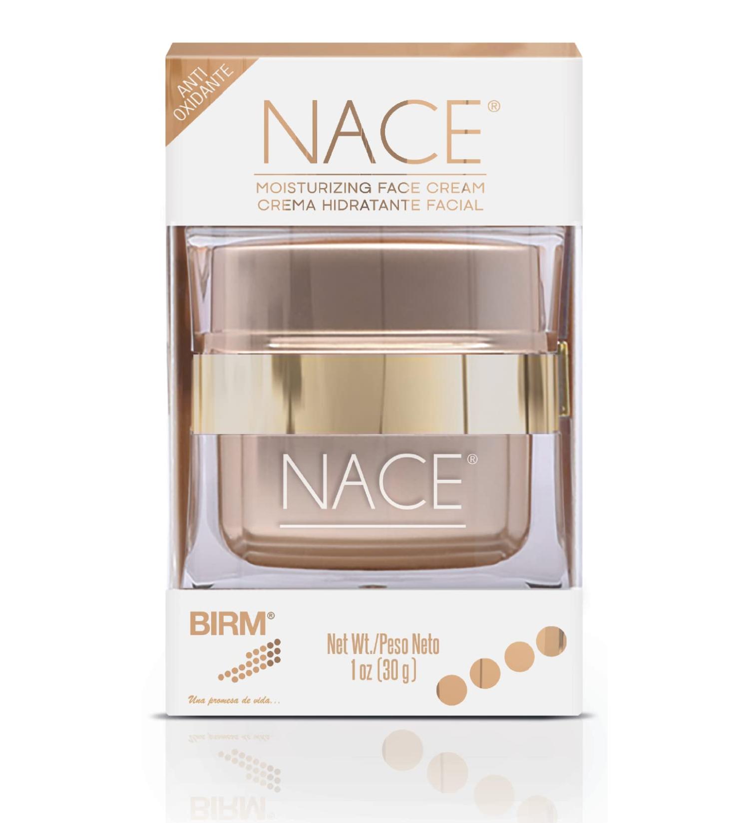 BIRM NACE Face Cream | Collagen & Elastin | 24-Hour Hydration for Premature Aging | Natural Formula for All Skin Types | 30g - Buy Online on GoSupps.com