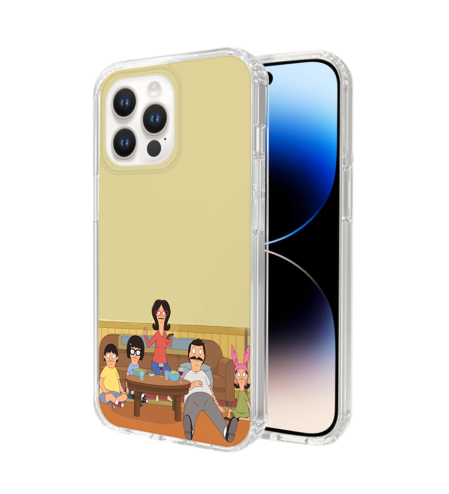 FANPINFANDO Compatible for iPhone 15 Pro Case Pure Burgers Clear Family Sneak See TPU Shockproof Funny Animated Series Phone Cover Beige iPhone 15 Pro - Buy Online on GoSupps.com