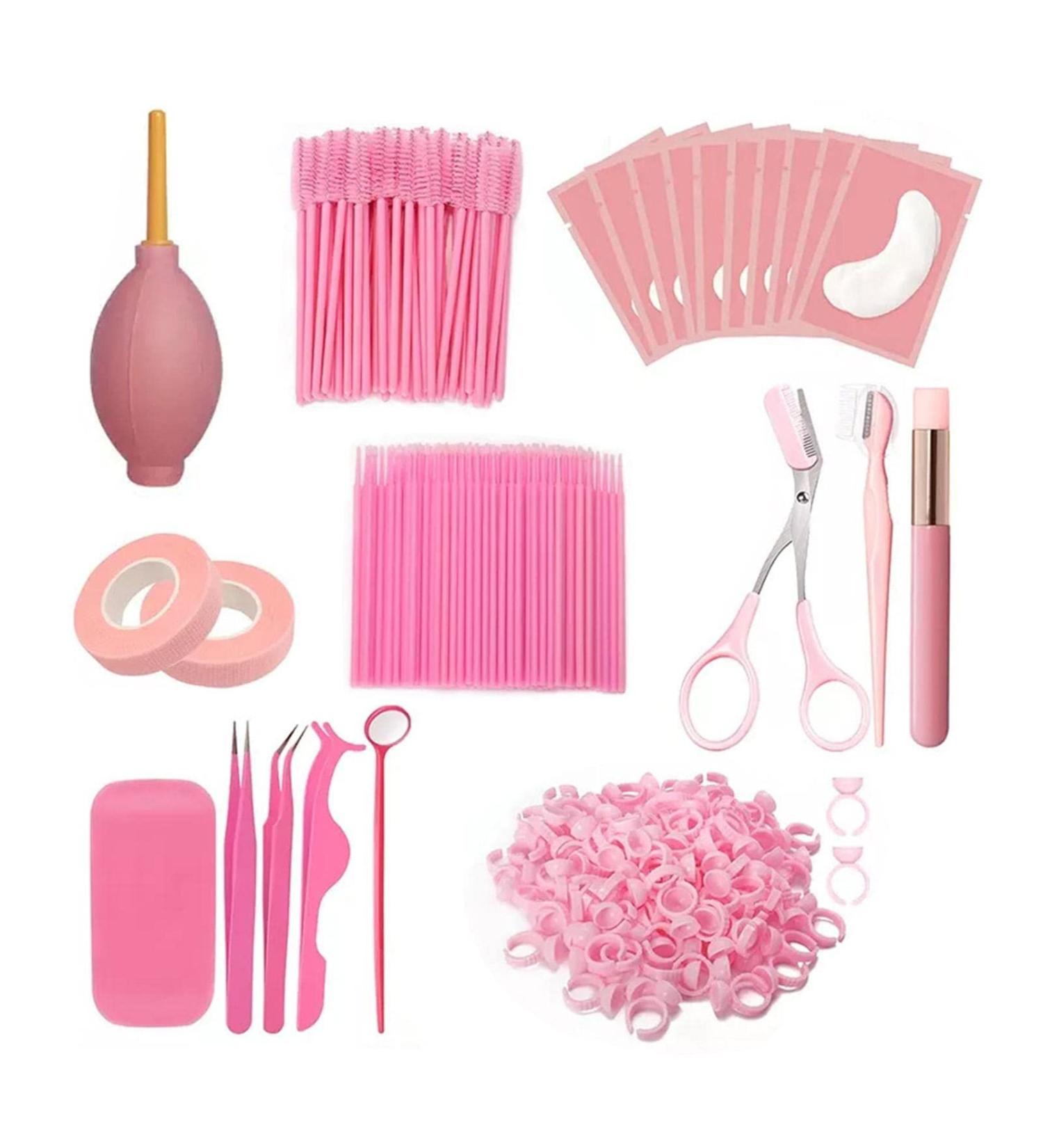 Lash Extension Practice Kit - Professional Eyelash Grafting Training Tools - Training Lash Extension Supplies for Beginners Include Individual Lashes Tweezers Kagrote - Buy Online on GoSupps.com