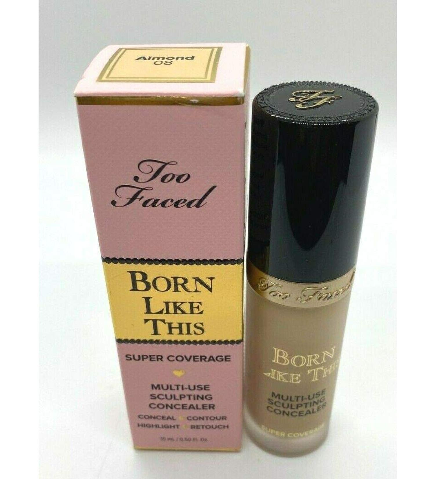 Too Faced Born This Way Super Coverage Concealer - Almond | Multi-Use Sculpting Formula - Buy Online on GoSupps.com