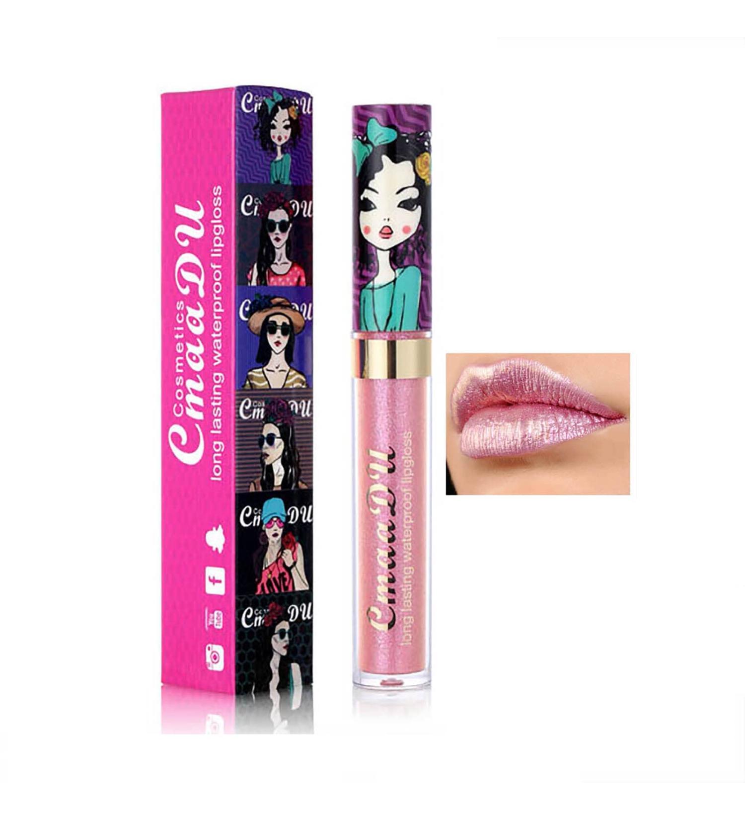 Matte Metallic Lip Gloss | Long Lasting, Waterproof, Diamond Shimmer Liquid Lipstick | 0.03 Fl Oz | for Women & Girls - Buy Online on GoSupps.com