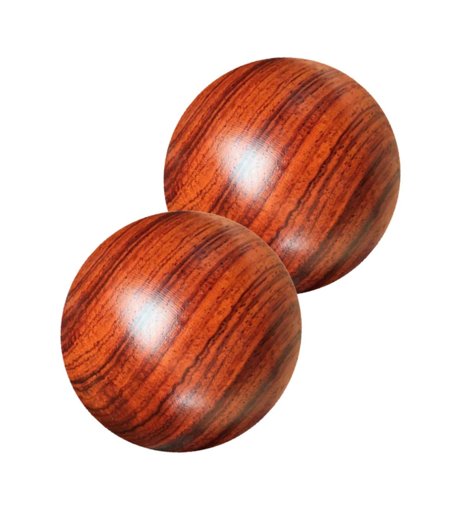 Beaupretty 6-Pack Solid Wood Massage Balls | Stress Relief & Hand Foot Massage Exercise Device for Fitness & Fasciitis - Buy Online on GoSupps.com
