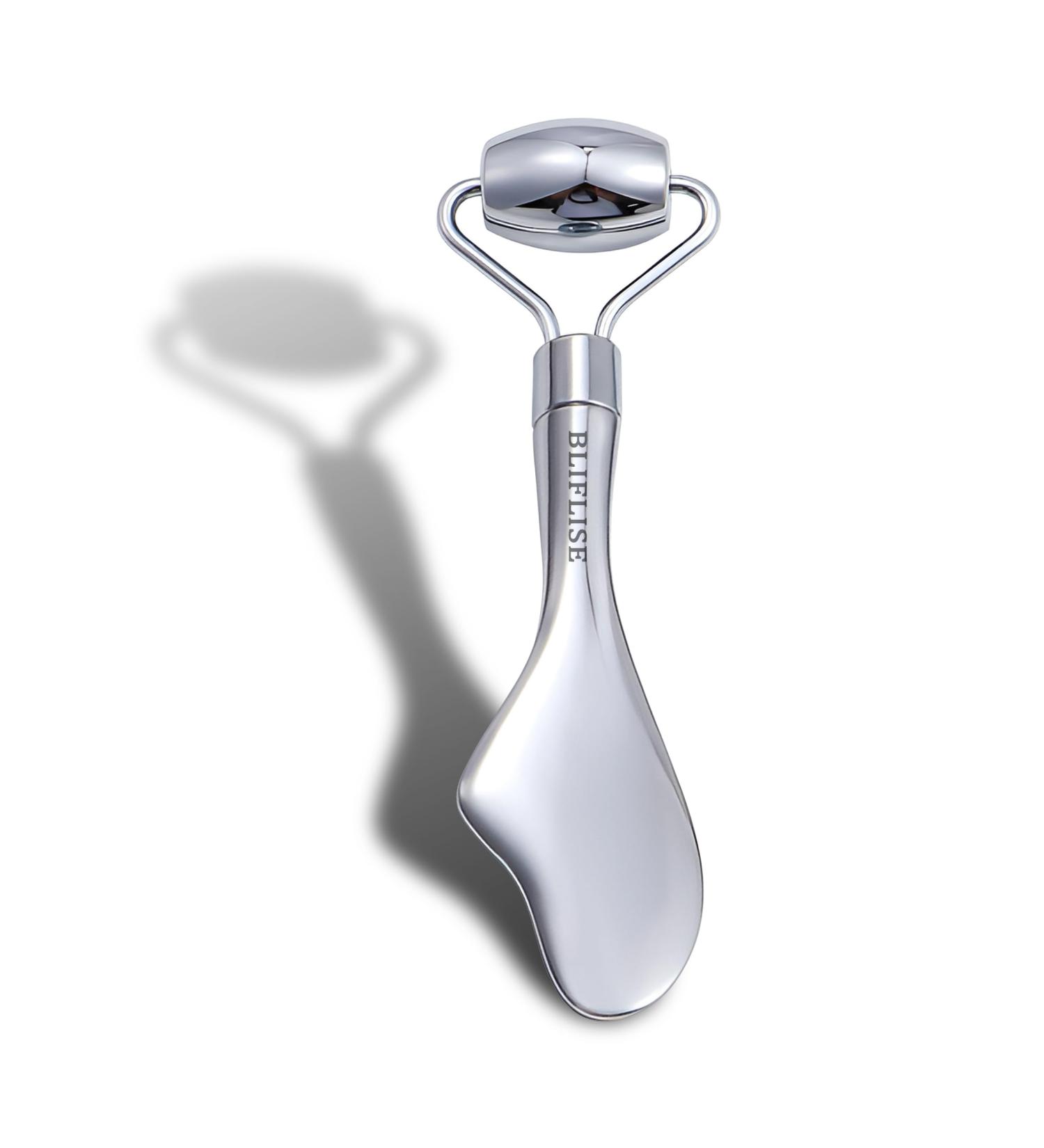 Eye Roller Massager & Gua Sha Facial Tool | 2-in-1 Anti-Aging Stick for Puffiness Wrinkles & Firm Skin - Shop Internationally - Buy Online on GoSupps.com