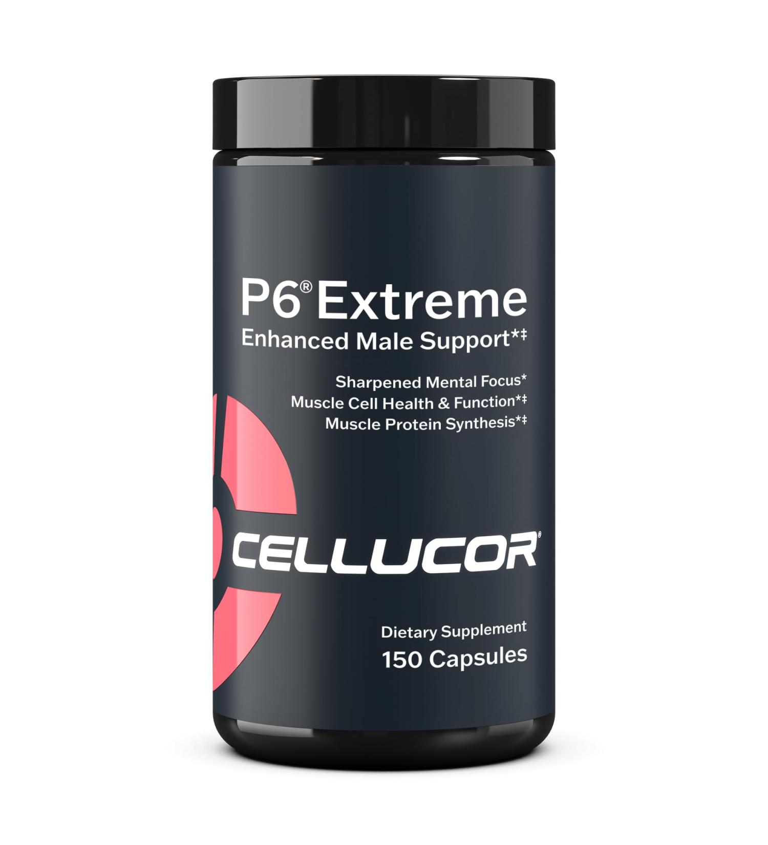 Buy Cellucor P6 Extreme | Muscle Growth & Strength Support Supplement | Natural Ingredients | 150 Caps - International Shipping Available - Buy Online on GoSupps.com
