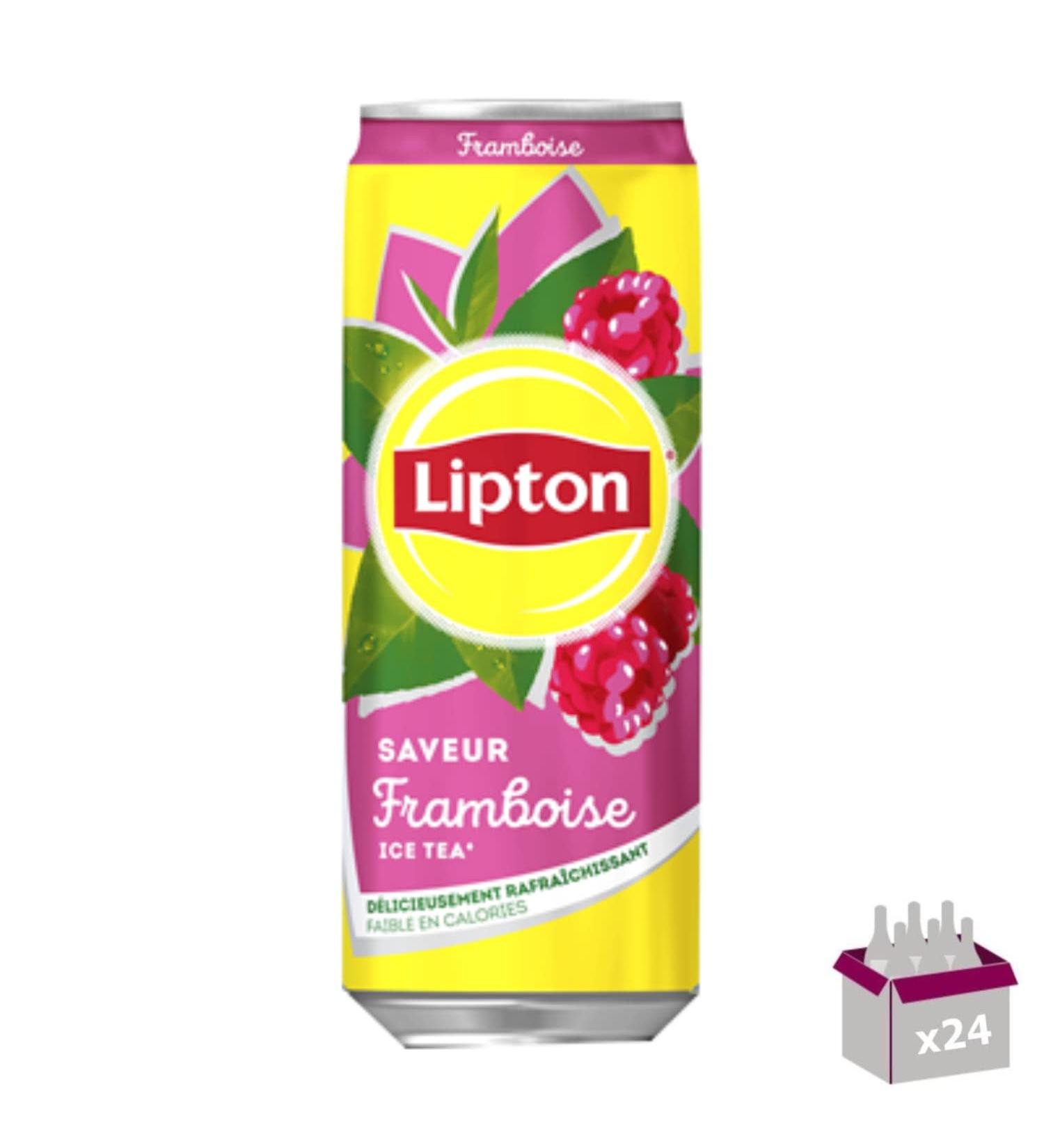 Lipton Ice Tea Framboise Slim - 24 x 33 cL