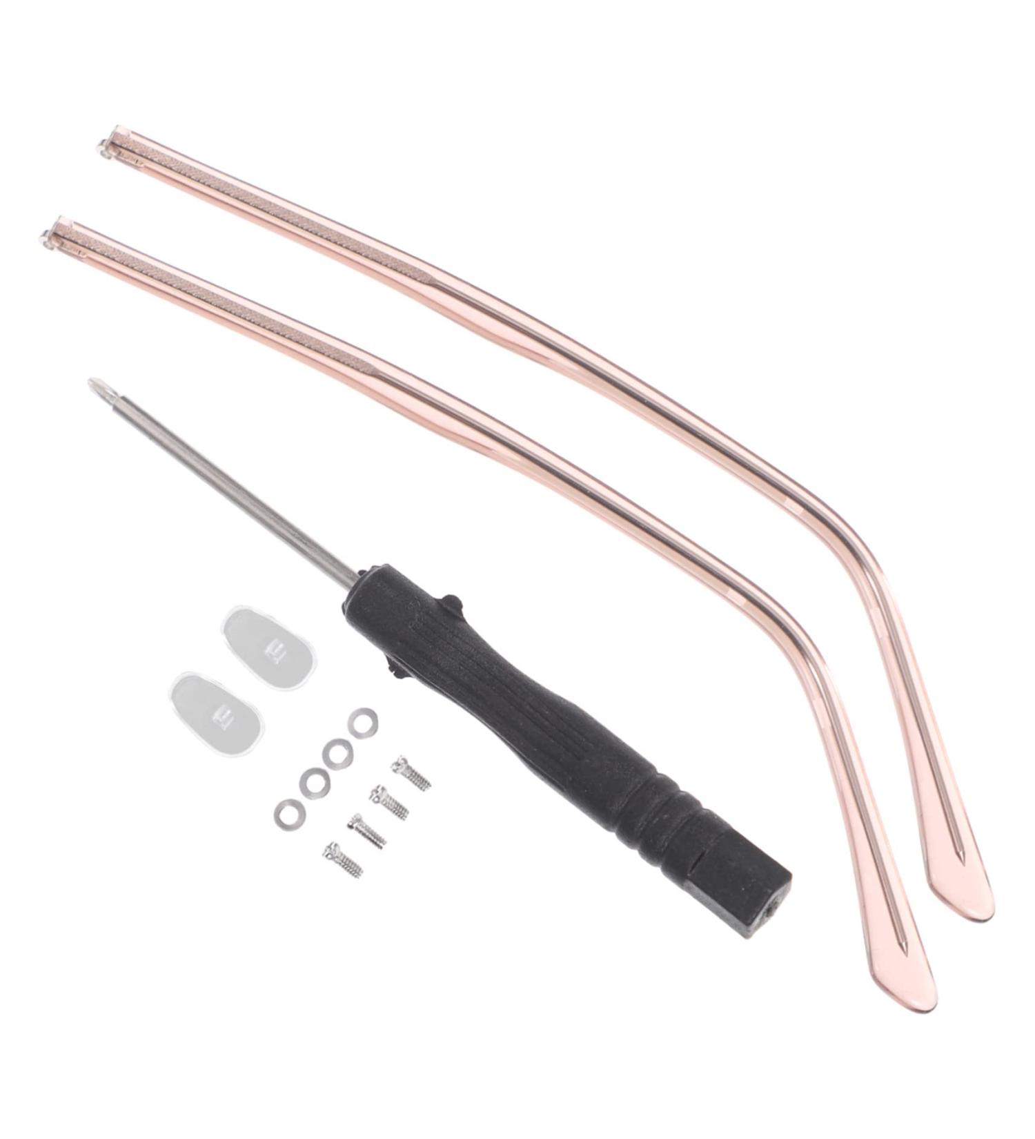 Universal Replacement Glasses Arms - Healeved Metal Temple Accessories for Men & Women - DIY Sunglasses Repair in Rose Gold - Buy Online on GoSupps.com