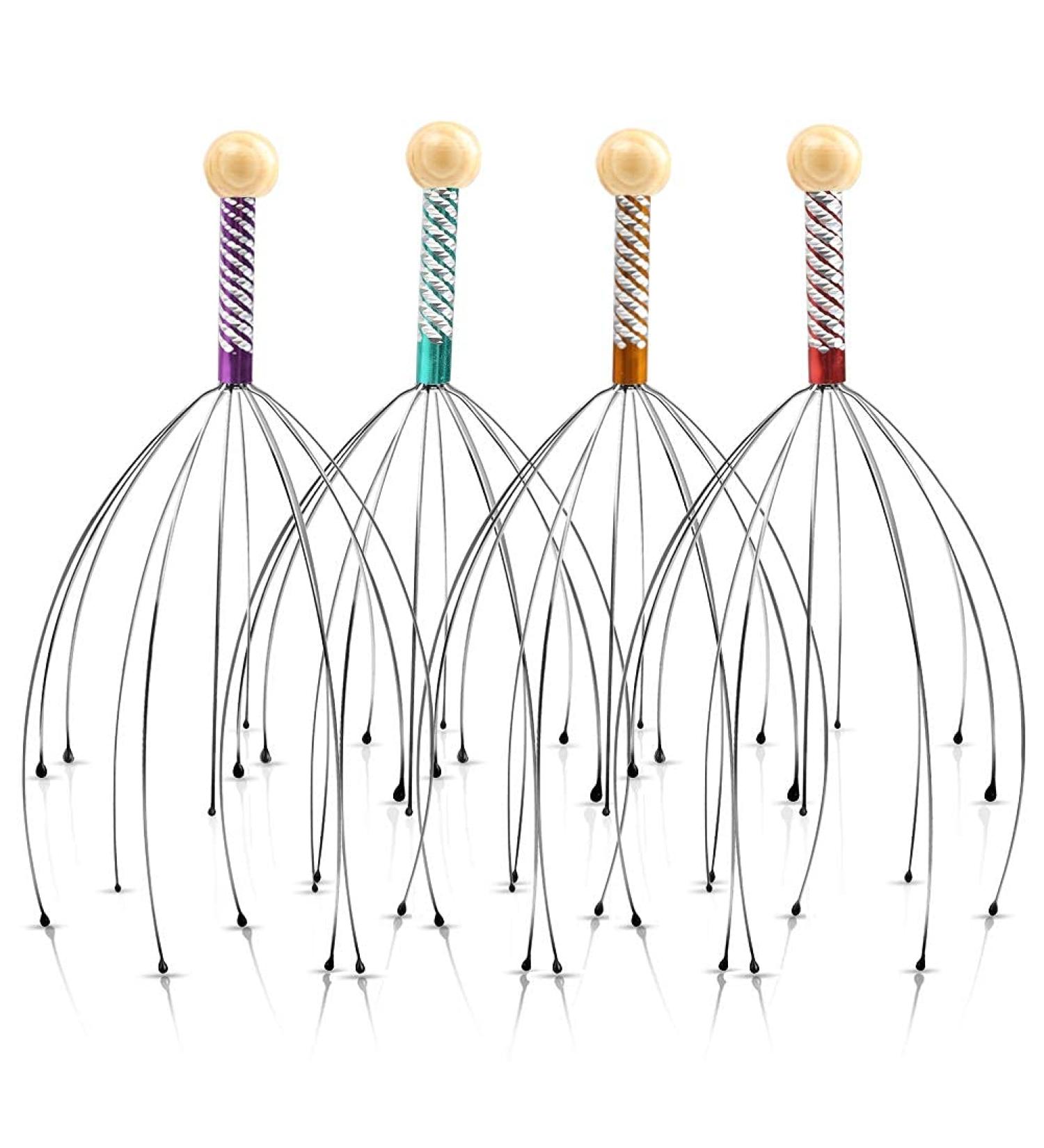 Serena.H Octopus Head Massager | Scalp Scratcher Massage Claw for Soul Extraction - Buy Online on GoSupps.com
