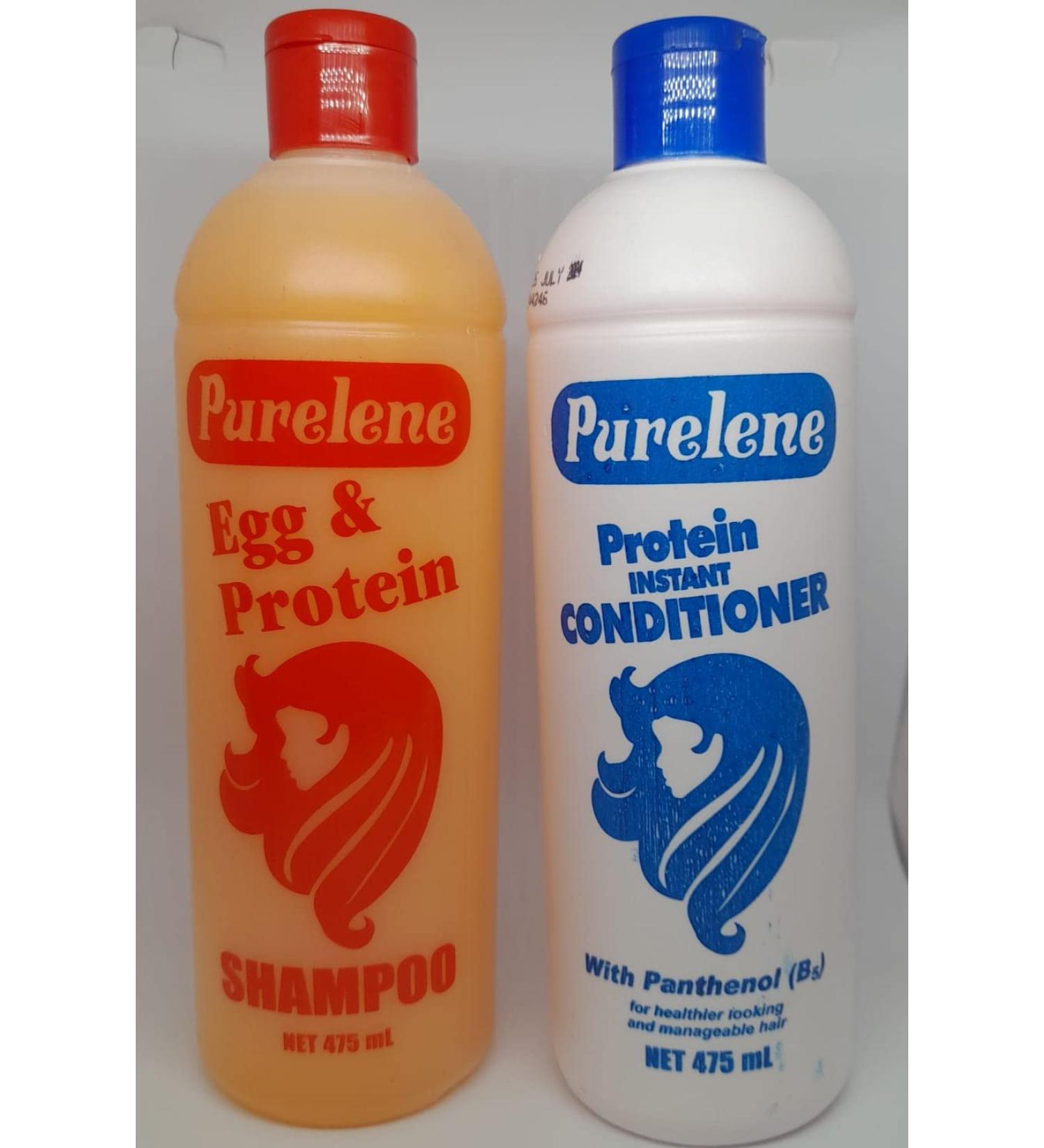 EGG & PROTEIN SHAMPOO AND CONDITIONER SET 475ML - Nourishing Hair Care for All Hair Types | International Shipping Available - Buy Online on GoSupps.com