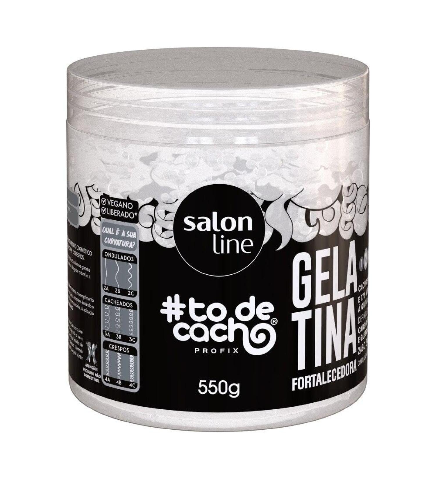 Salon Line #ToDeCacho Gelatina Fortalecedora 550g - Strengthening Gel for Curls - #ImWithCurls Collection - Buy Online on GoSupps.com