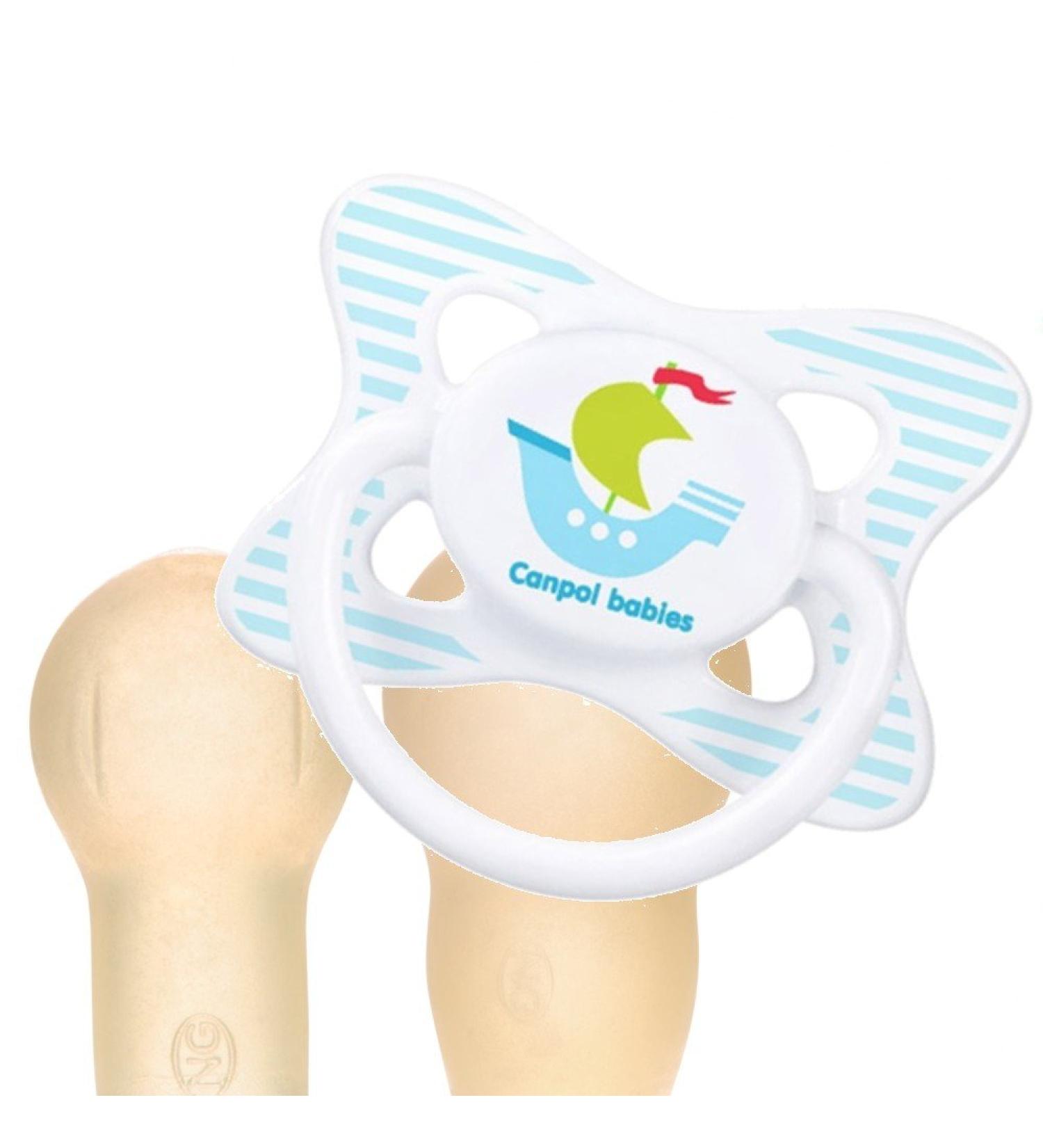 Canpol babies pacifier Summertime latex cherry shape round 1 pc. (0 - 6 months)