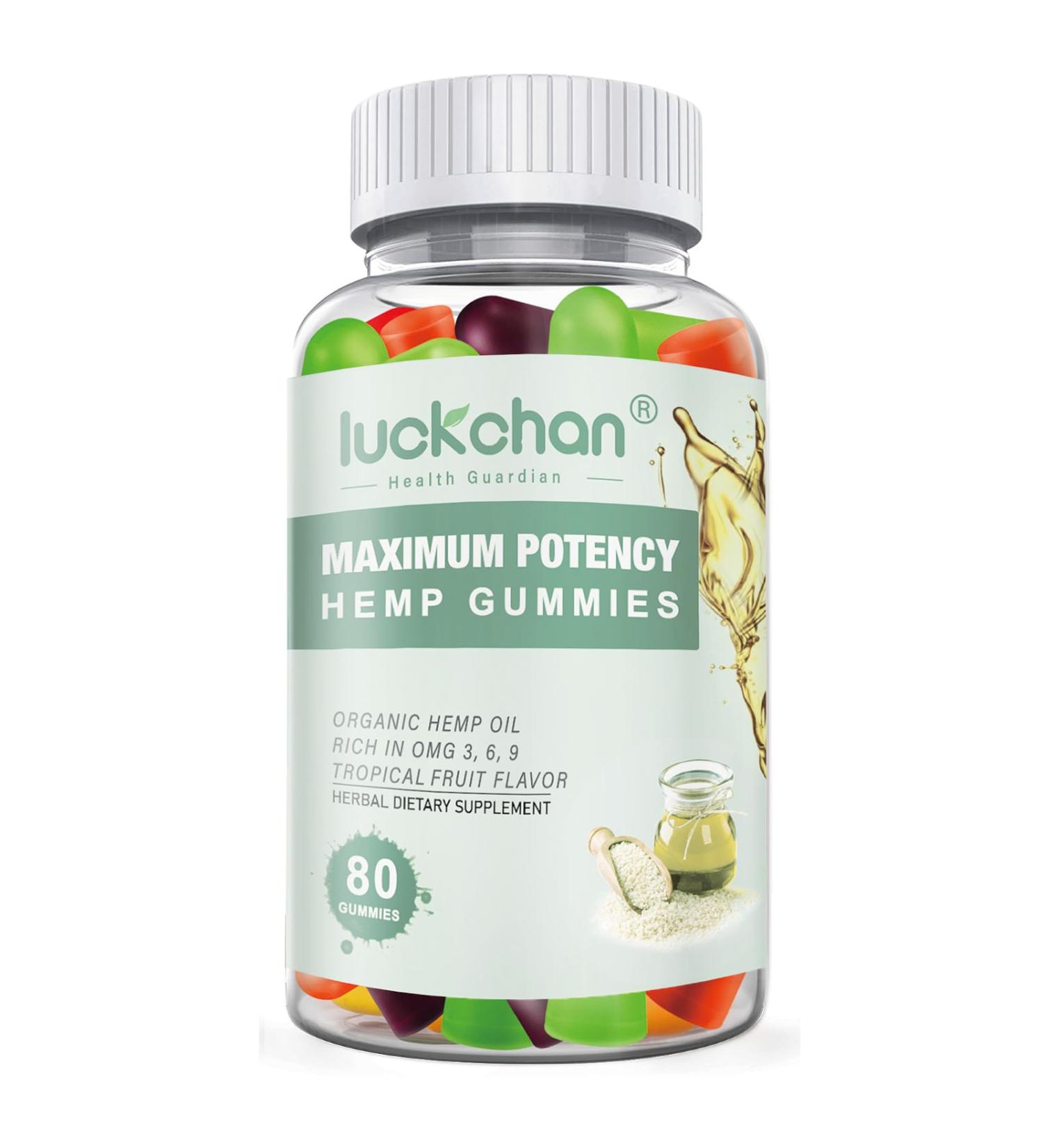 Hemp Gummies High Potency Natural for Adults (Mulberry)