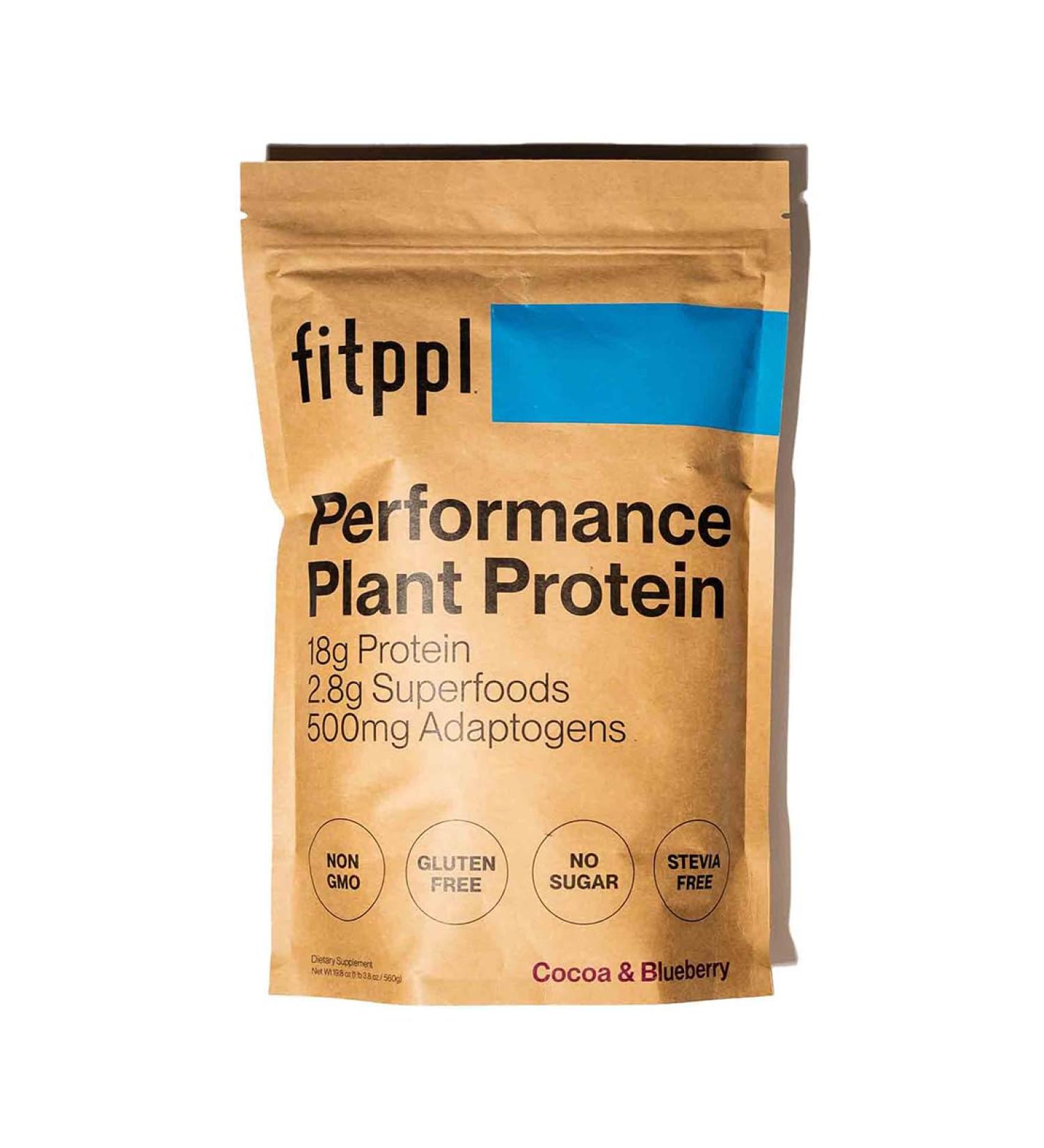 Plant Based Protein Powder w/Superfoods Ashwagandha Reishi Lions Mane for Optimal Health | 18G of Organic Chocolate Vegan Protein Gluten Free Stevia Free Sugar Free 20 Servings Cocoa & Blueberry 1.24 Pound (Pack of 1  - Buy Online on GoSupps.com