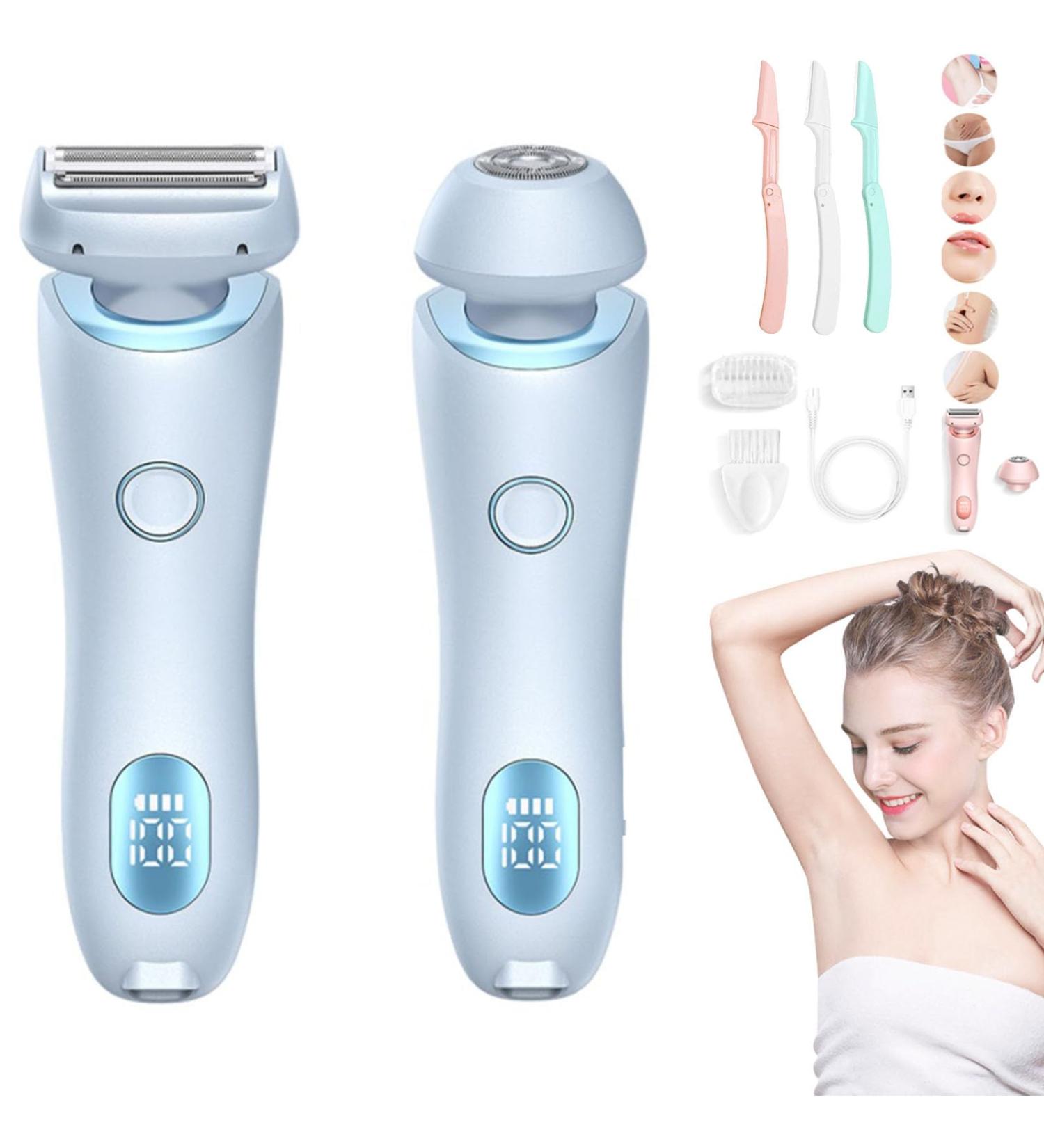 Beauty Glide Pro Shaver Dusk Glide Pro 3.0 Shaver Duskofficial Razor Smooth Shave Pro 2 in 1 Portable Electric Waterproof Shaver for Women Silk Glide Pro Shaver for Legs Arm Bikini (Blue) - Buy Online on GoSupps.com