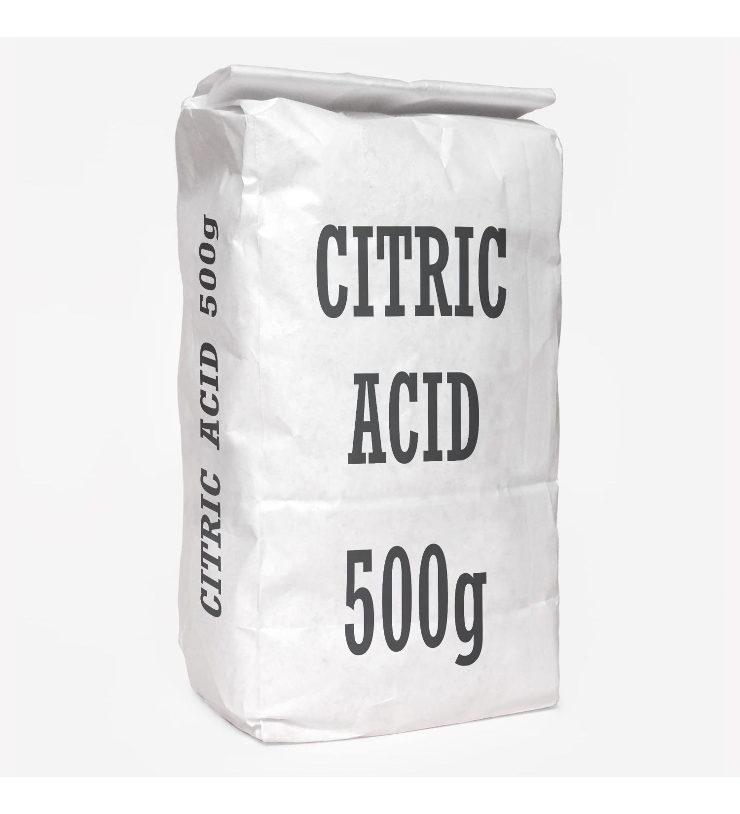 BlueBay Aquatics 500g - Citric Acid Anhydrous E330 Pharmaceutical Food Grade 100% Pure Bath Bombs