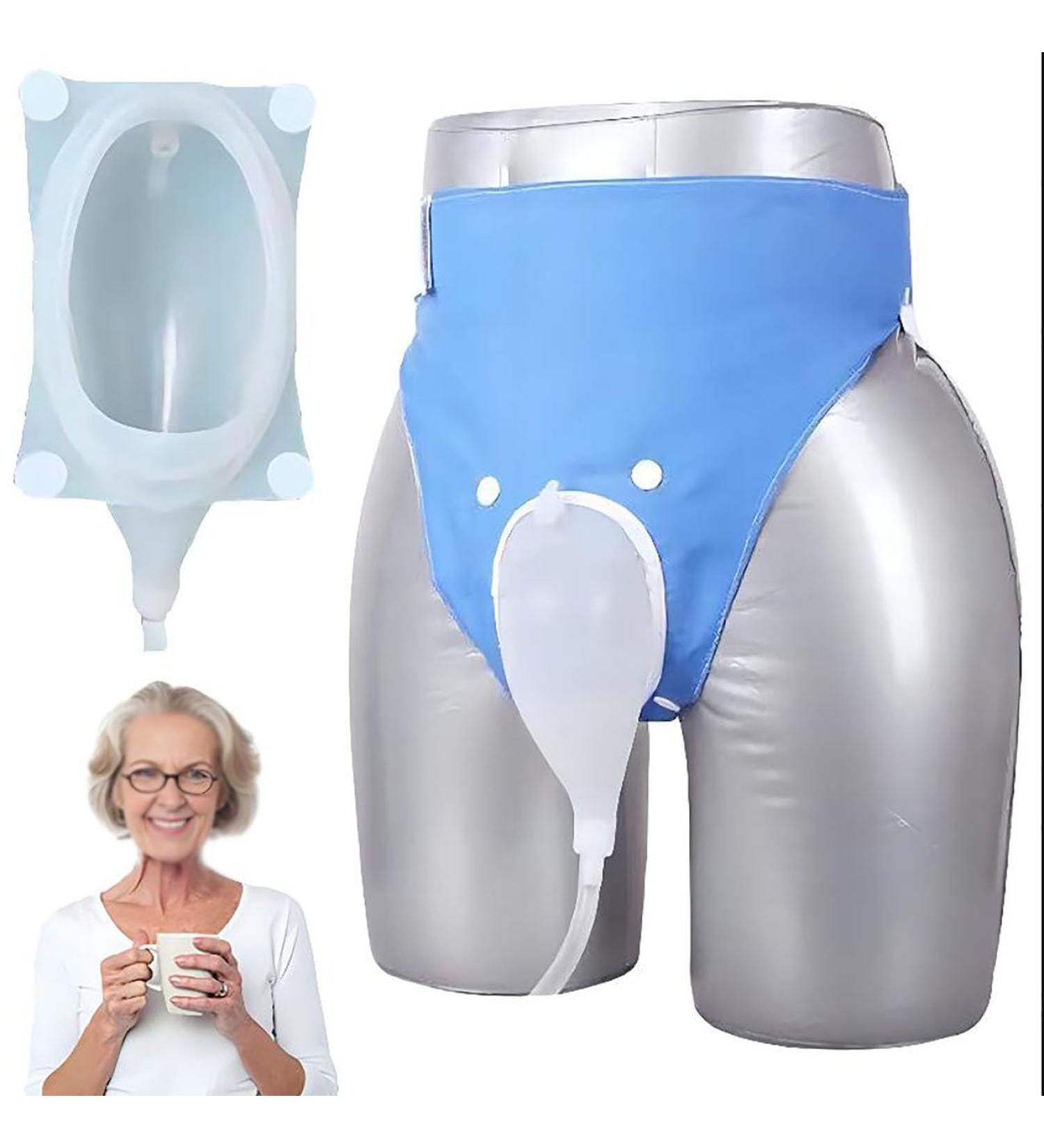 Female ICEMOB Urine Collection Bag Silicone Urinal Wearable Urinal Bag Male Incontinence Devices with 2 Urine Catheter Bags Professional Urine Drainage Bag - Buy Online on GoSupps.com