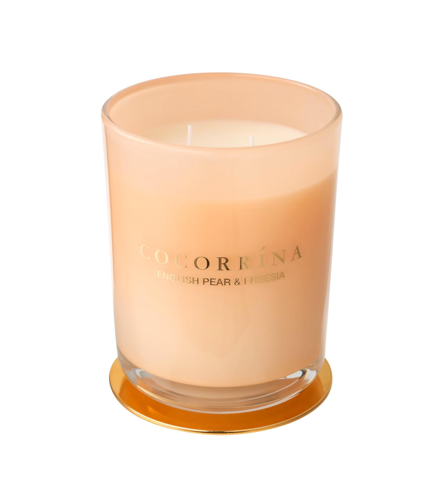 Cocorr na English Pear & Freesie Soy Candle - 46 Hour Burn - 420g Natural Fragrance Candle for Christmas Gift - 2 Wicks - Buy Online on GoSupps.com