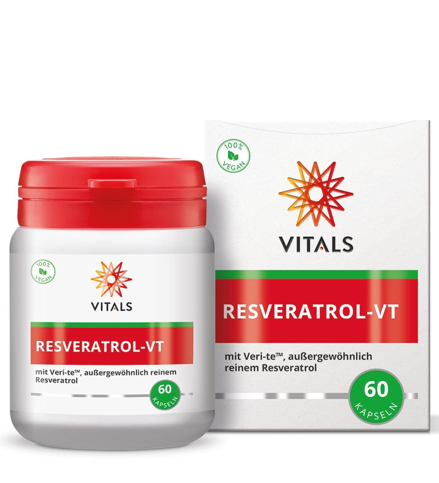 Buy Vital Resveratrol VT 60 Capsules | Pure High Dose Resveratrol by Veri-Te | International Shipping Available - Buy Online on GoSupps.com