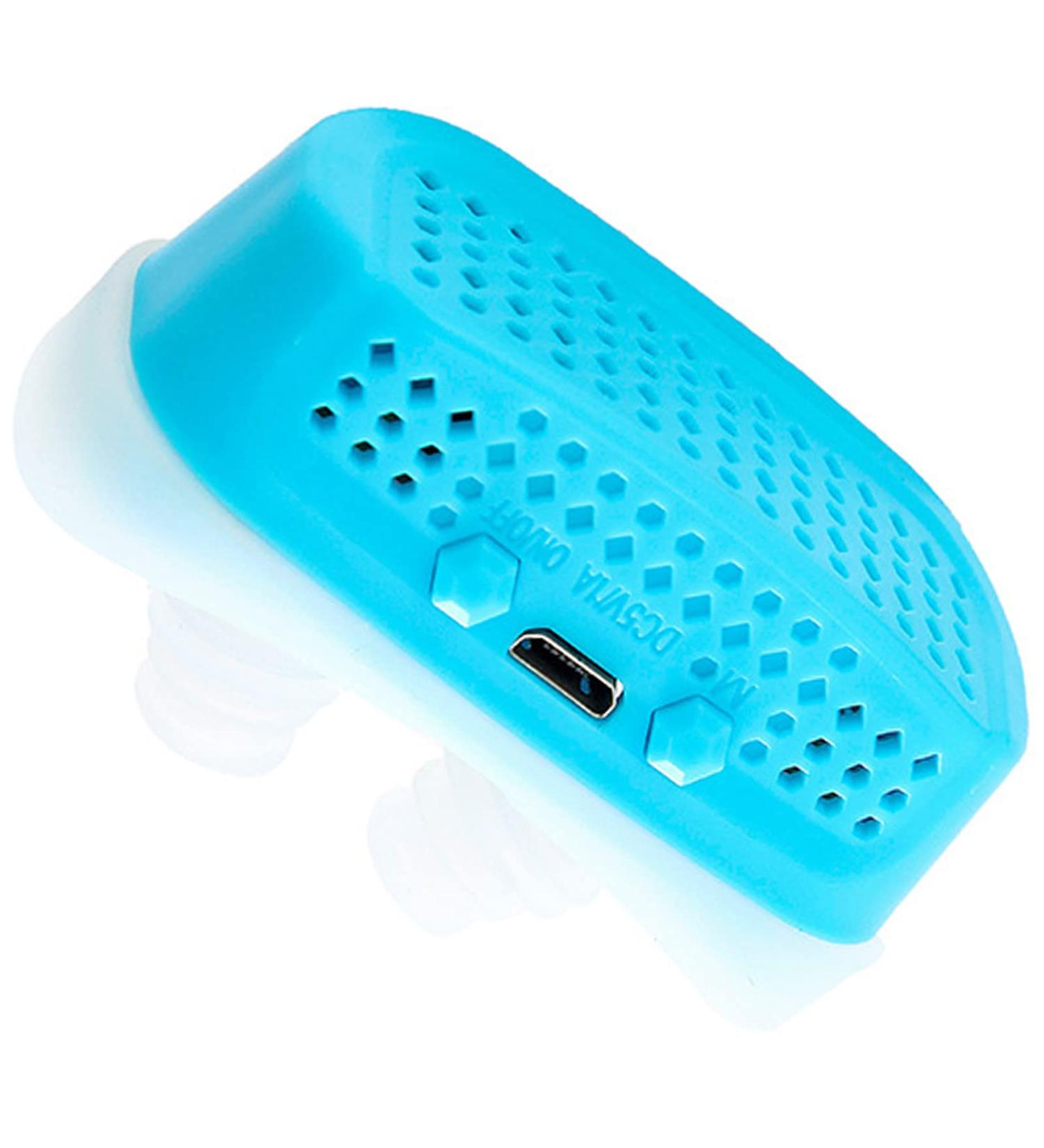 Portable Electric Anti Snoring Device Comfortable Smart Snore Stopper for Nighttime Sleeping (Blue) - Buy Online on GoSupps.com