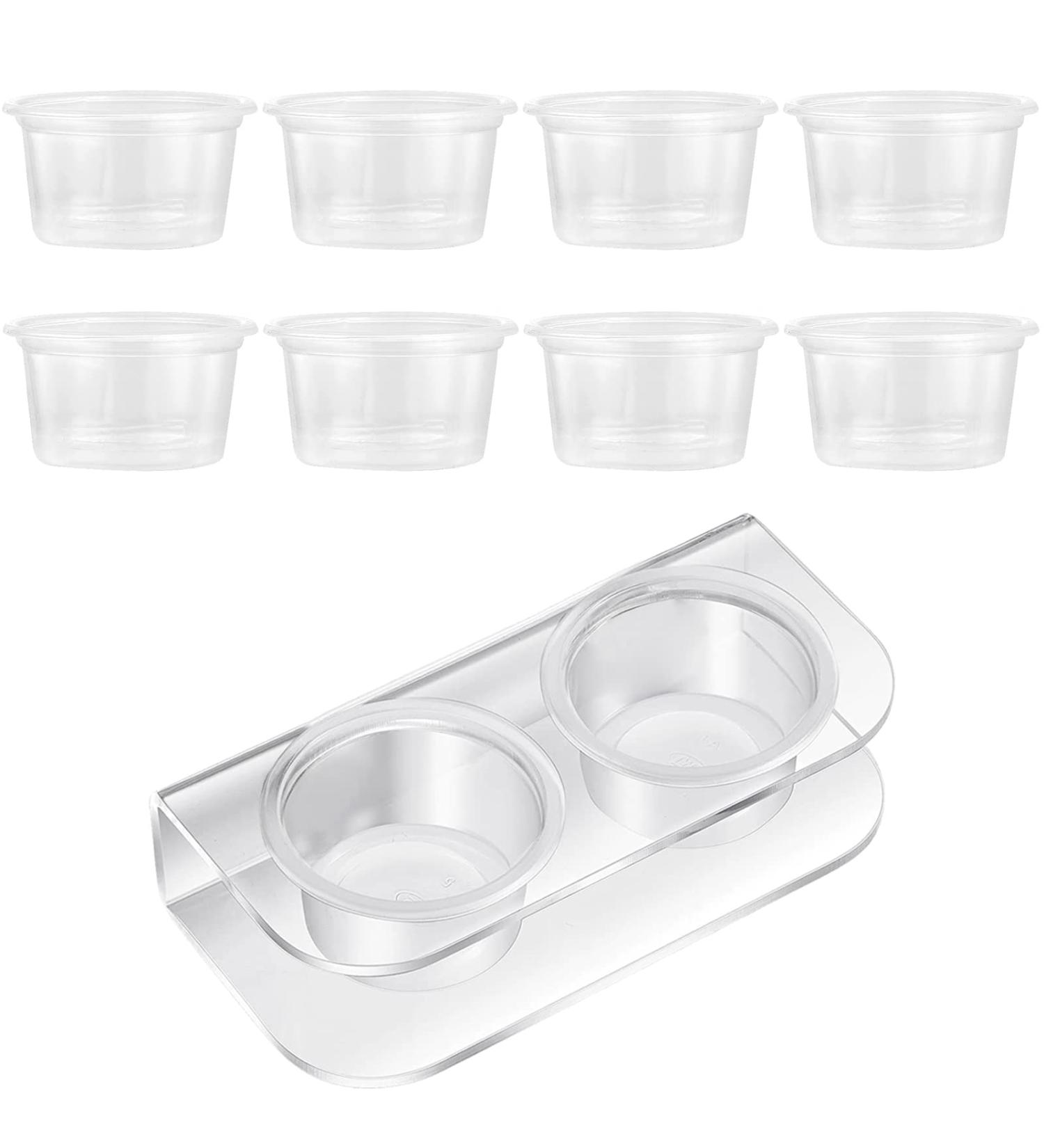 NA Reptile Feeding Ledge with 10 Pcs Water Food Bowl Feeding Dish Gecko Feeder Bowls for Bearded Dragon Turtles Guana Tortoises - Buy Online on GoSupps.com