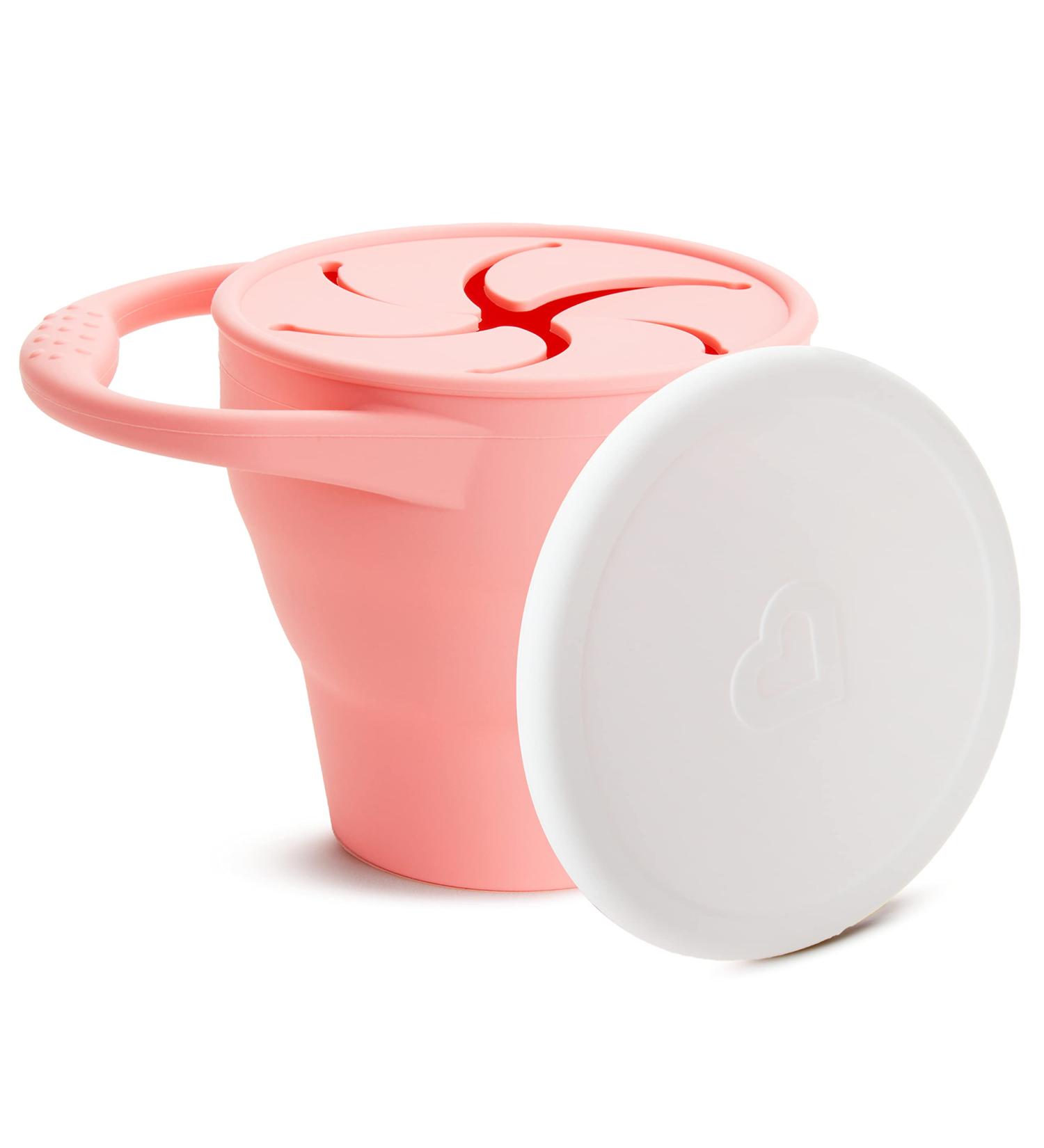Munchkin C'est Silicone Baby Weaning Pot: Collapsible Snack Catcher & Food Storage Container - Buy Online on GoSupps.com