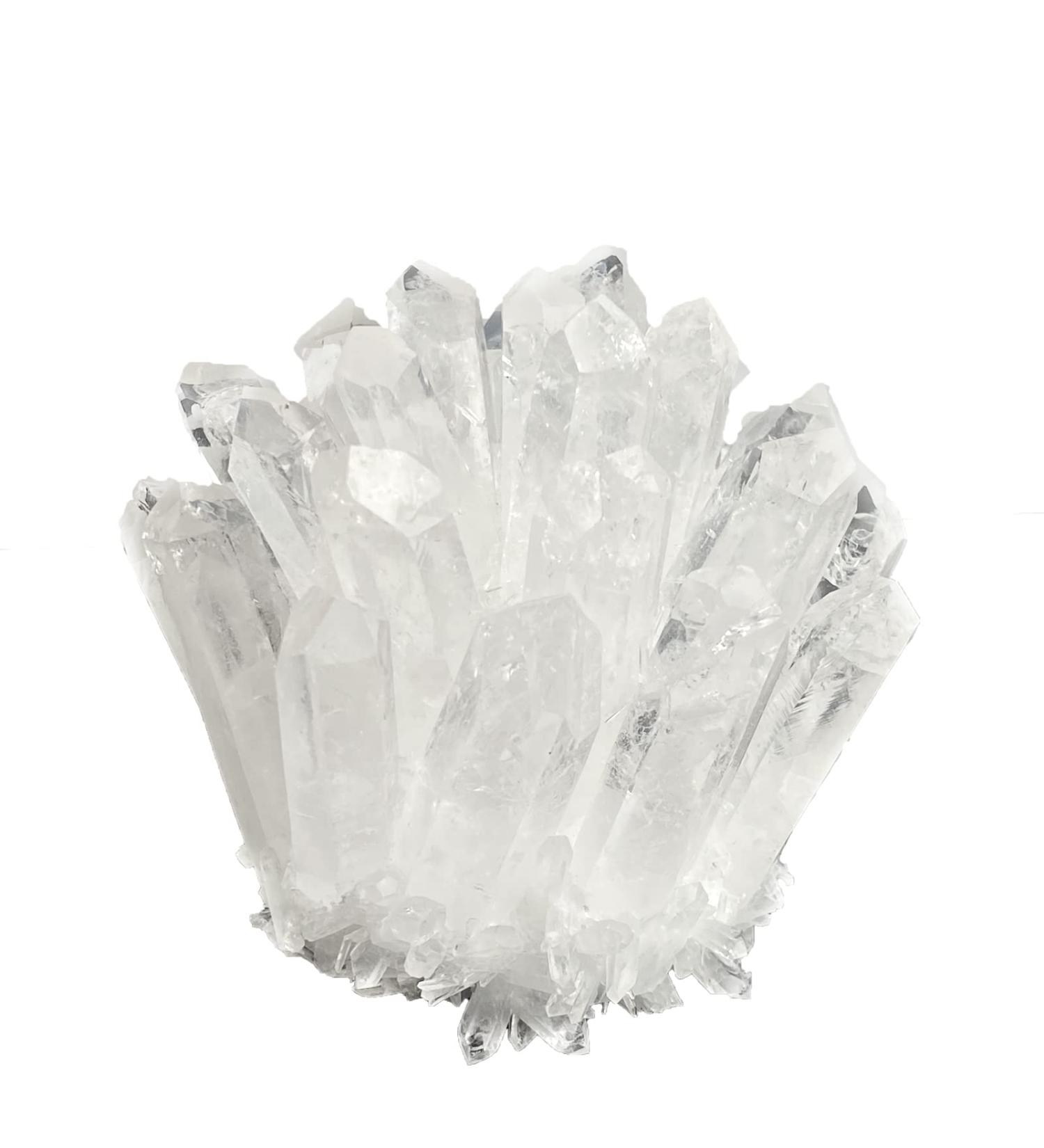 Natural Crystal Rough Natural Clear Quartz Cluster Geode Reiki Specimen Collection Decoration Gift - Buy Online on GoSupps.com