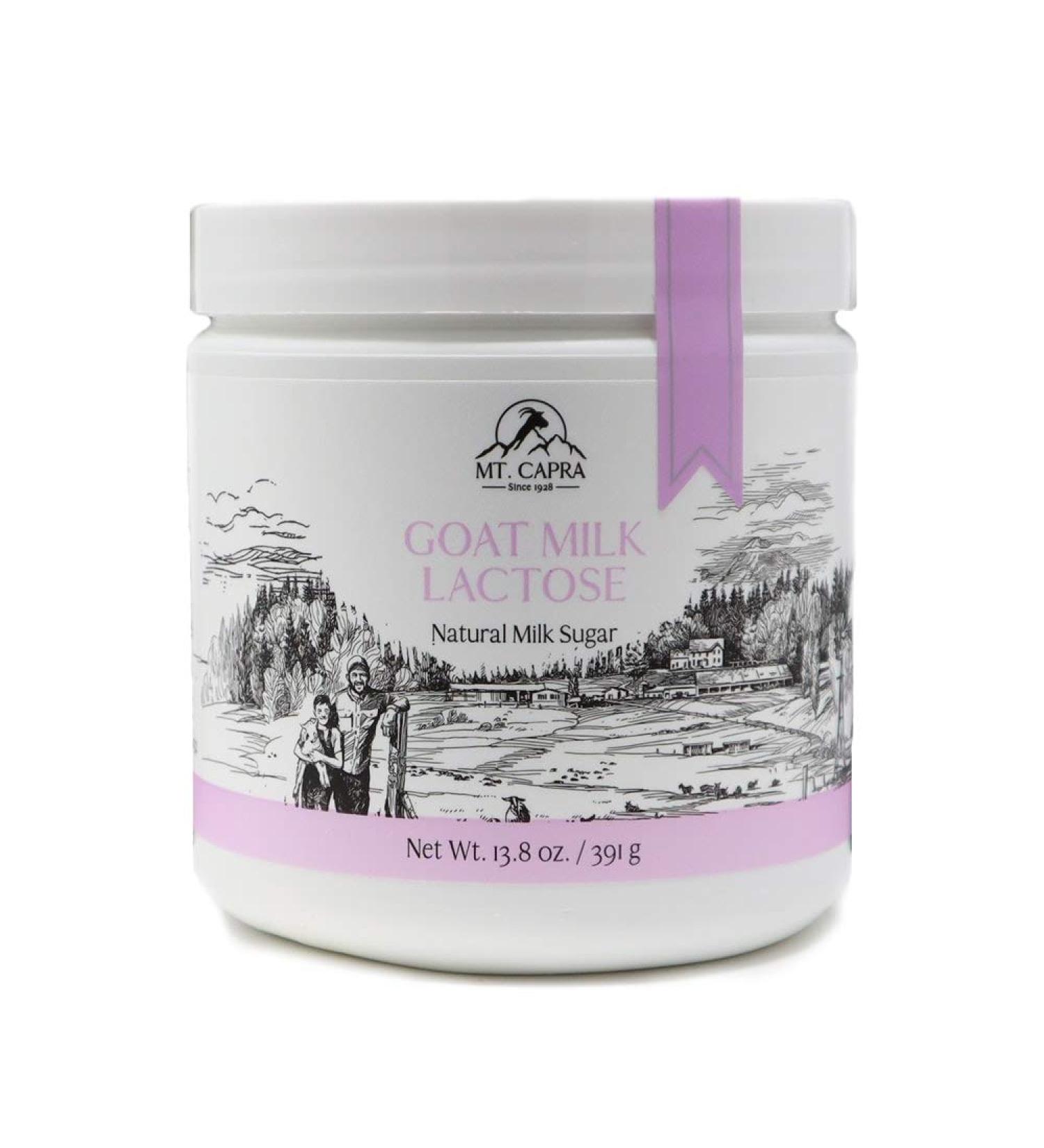 Mt. Capra Goat Milk Lactose Powder - 13.8 oz | Boosts Lactobacillus Acidophilus Growth for Gut Health - Buy Online on GoSupps.com