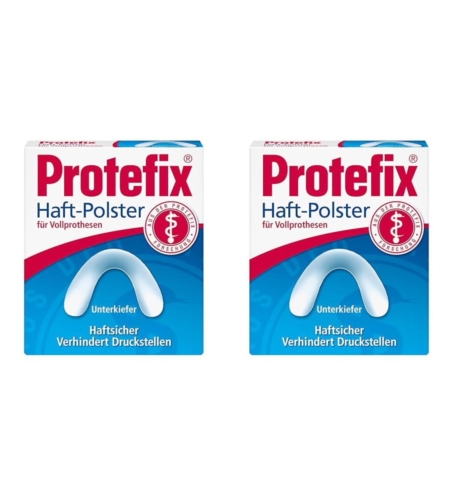Protefix Panel Cushion for Full Prostheses - Lower Jaw | 30 Sticky Cushions (Pack of 2) - Effective Pressure Point Protection & Inflammation Relief - Buy Online on GoSupps.com