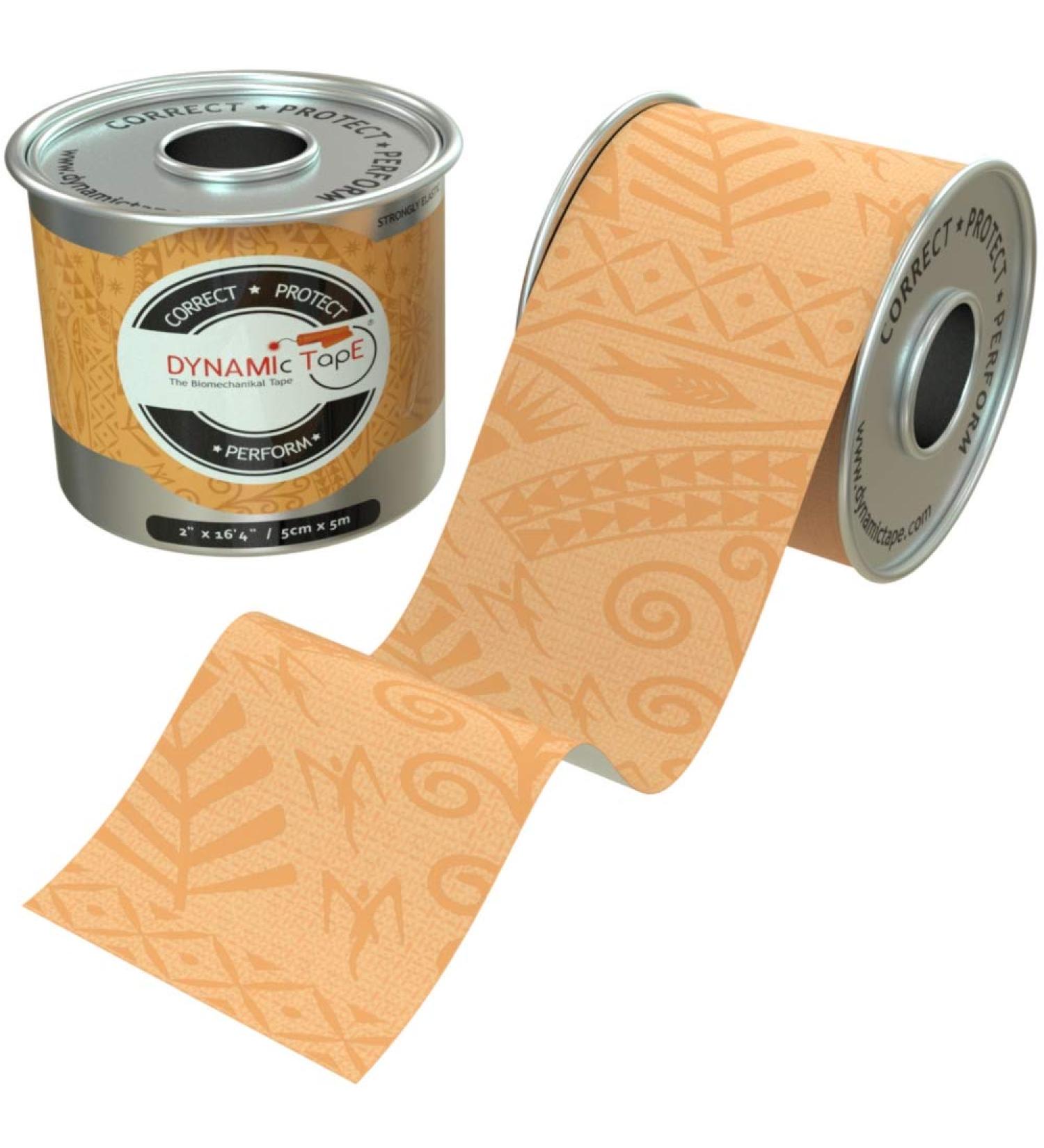 Dynamic Tape Beige Biomechanical 2 Inch x 16.4 ft Roll - Sports Physio Support for Athletic Performance - Knee & Foot Muscle Injury Recovery - Hypoallergenic, Latex-Free (Pack of 1) - Buy Online on GoSupps.com